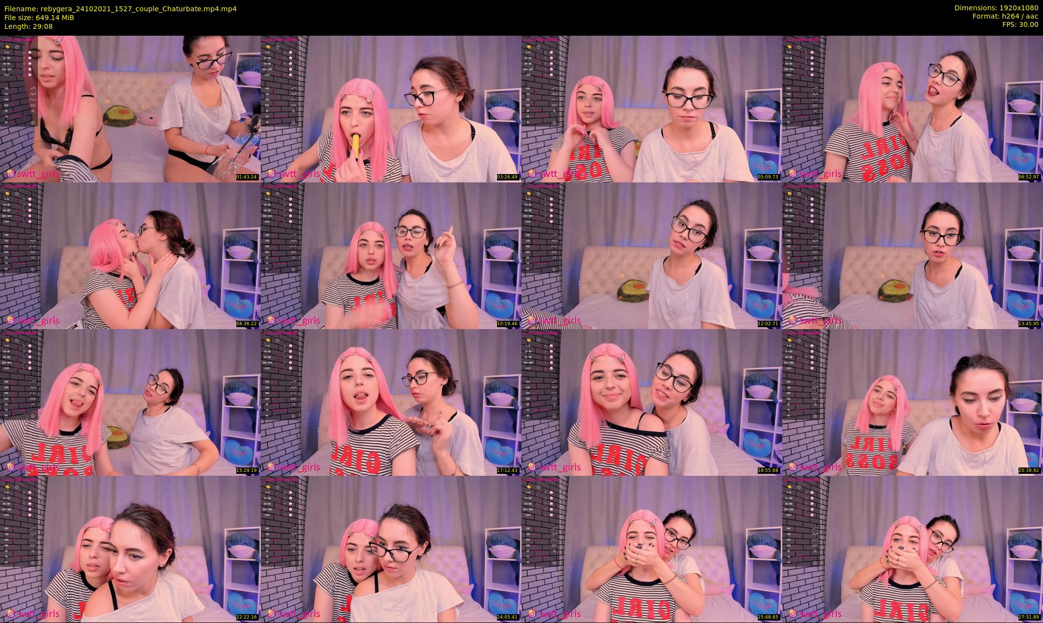 rebygera — 30 minute Chaturbate couple cam show recording, 1080p, Oct 24, 2021