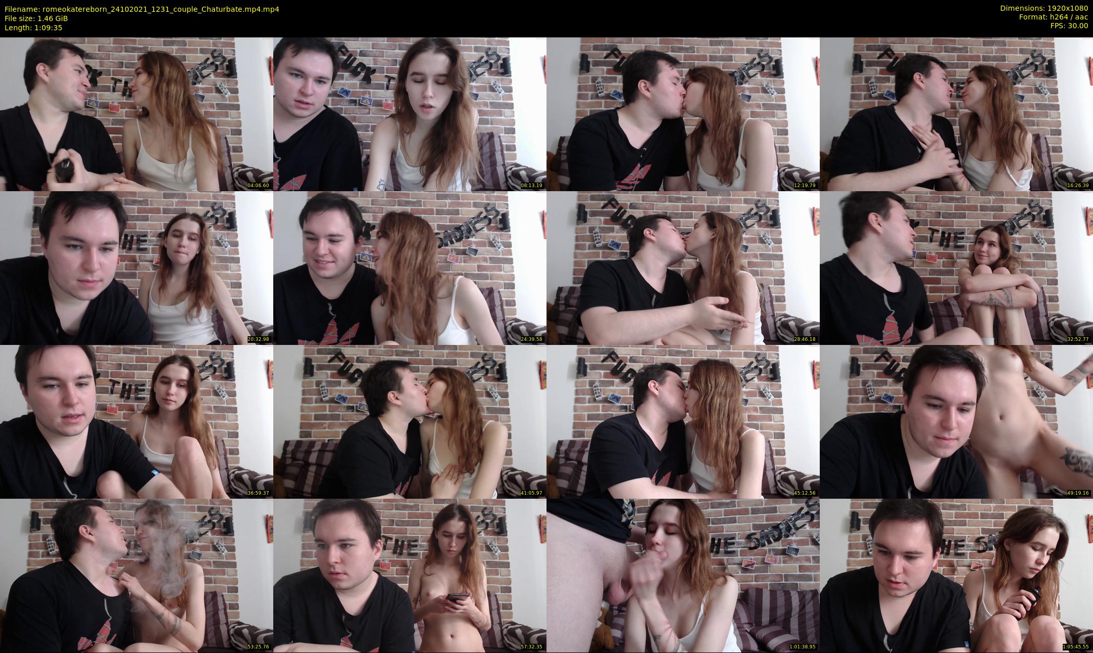 romeokatereborn — 70 minute Chaturbate couple cam show recording, 1080p, Oct 24, 2021