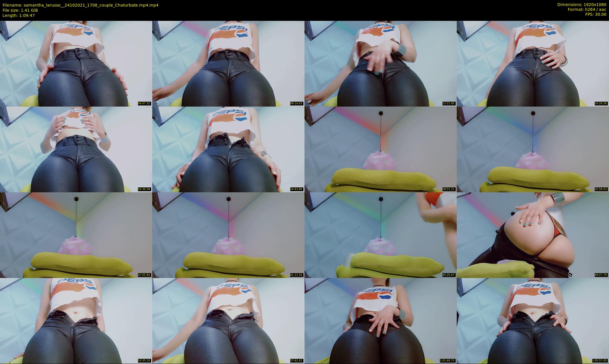 samantha_larusso_ — 70 minute Chaturbate couple cam show recording, 1080p, Oct 24, 2021