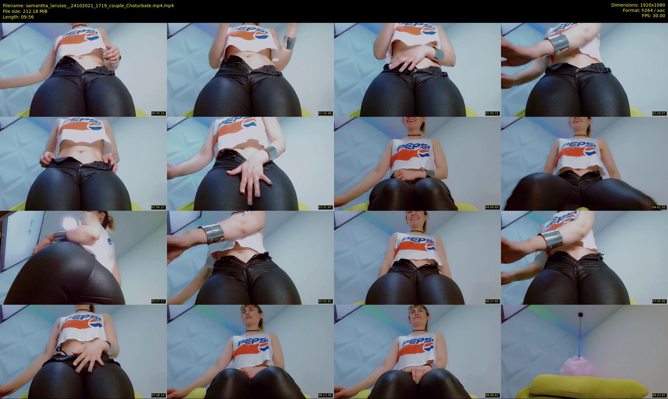 samantha_larusso_ — 10 minute Chaturbate couple cam show recording, 1080p, Oct 24, 2021