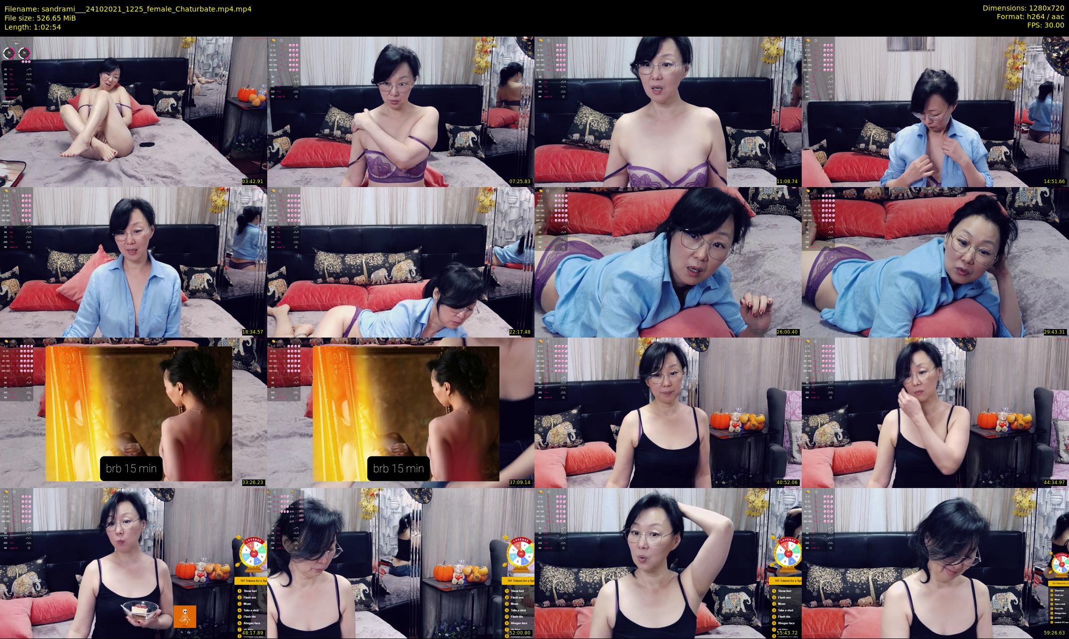 sandrami__ — 63 minute Chaturbate female cam show recording, 720p, Oct 24, 2021