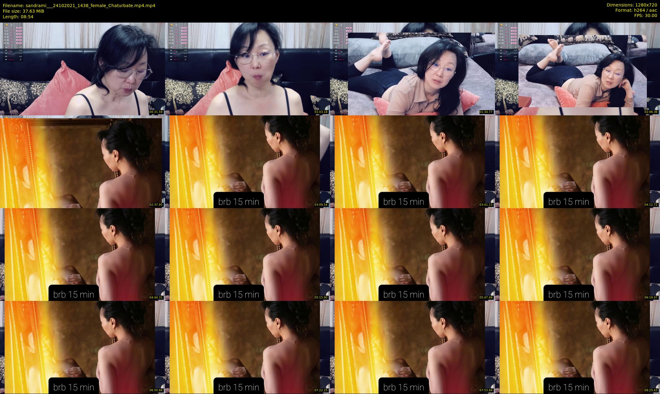 sandrami__ — 9 minute Chaturbate female cam show recording, 720p, Oct 24, 2021