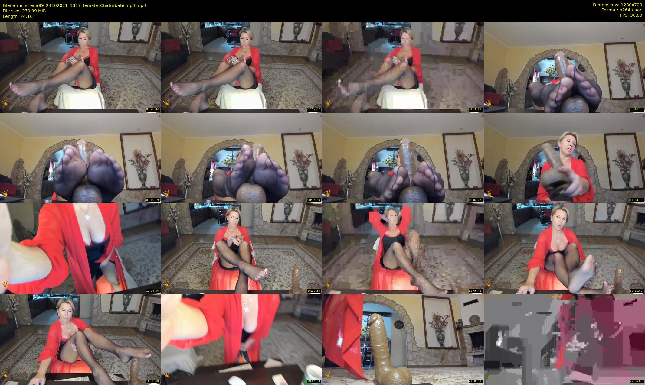 sirena99 — 25 minute Chaturbate female cam show recording, 720p, Oct 24, 2021