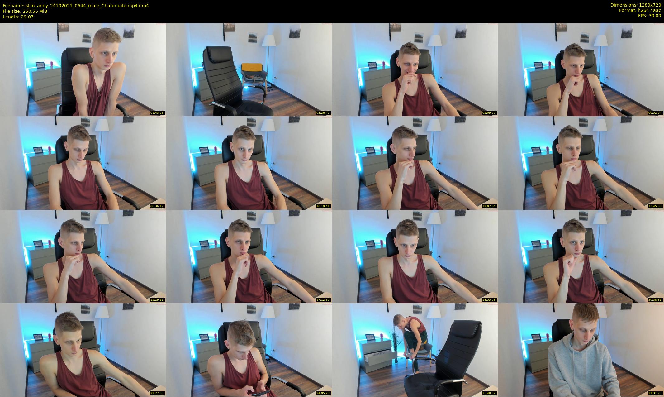 slim_andy — 30 minute Chaturbate male cam show recording, 720p, Oct 24, 2021