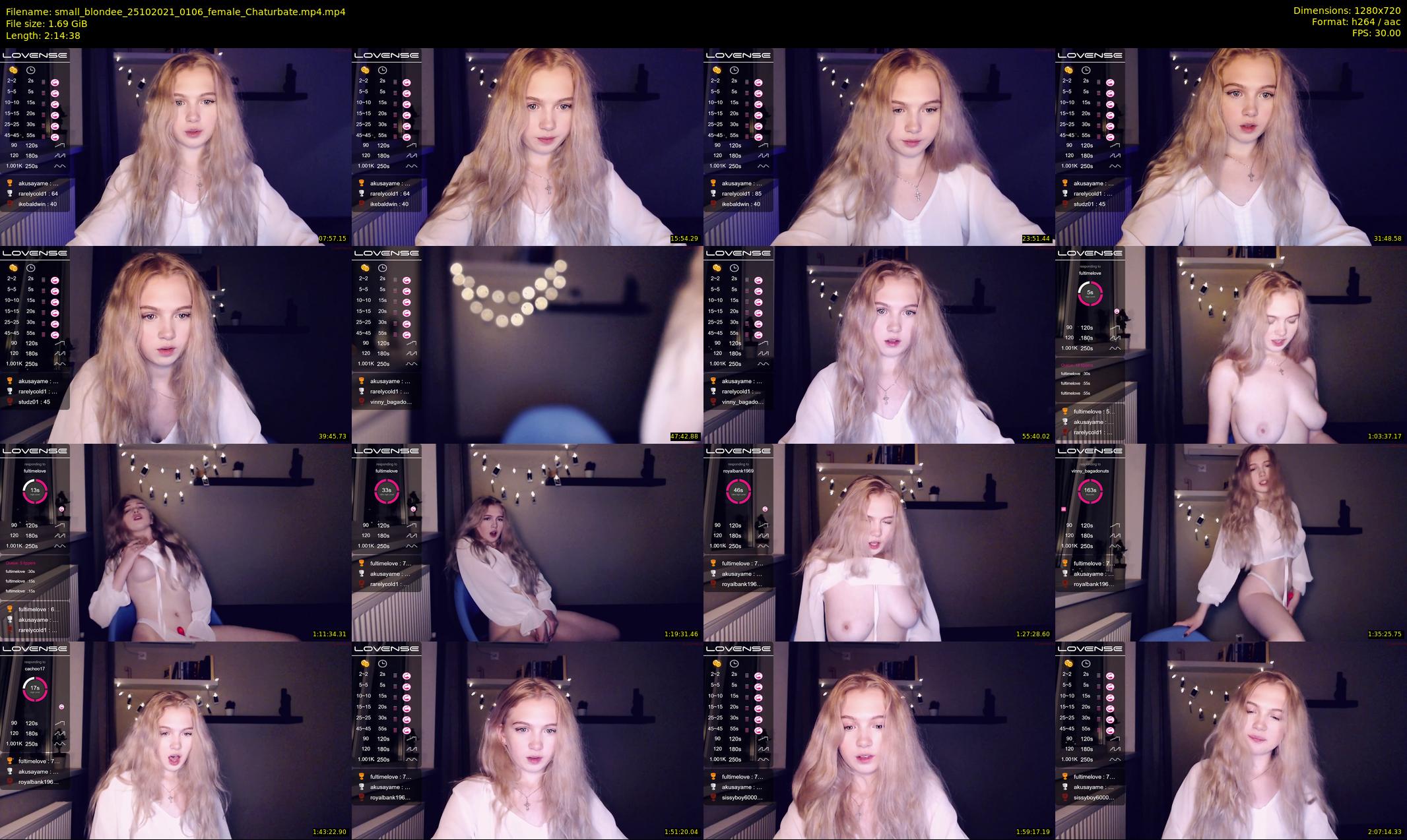 small_blondee — 135 minute Chaturbate female cam show recording, 720p, Oct 25, 2021