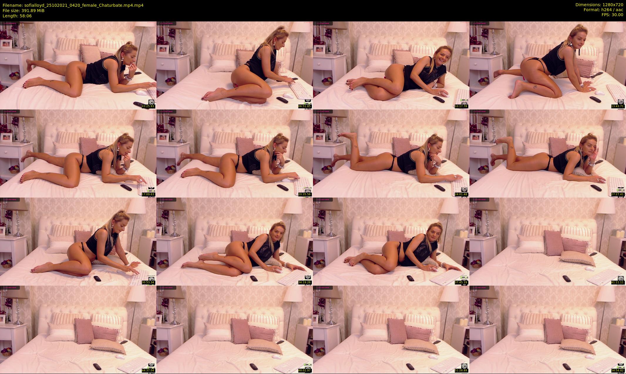 sofialloyd — 59 minute Chaturbate female cam show recording, 720p, Oct 25, 2021
