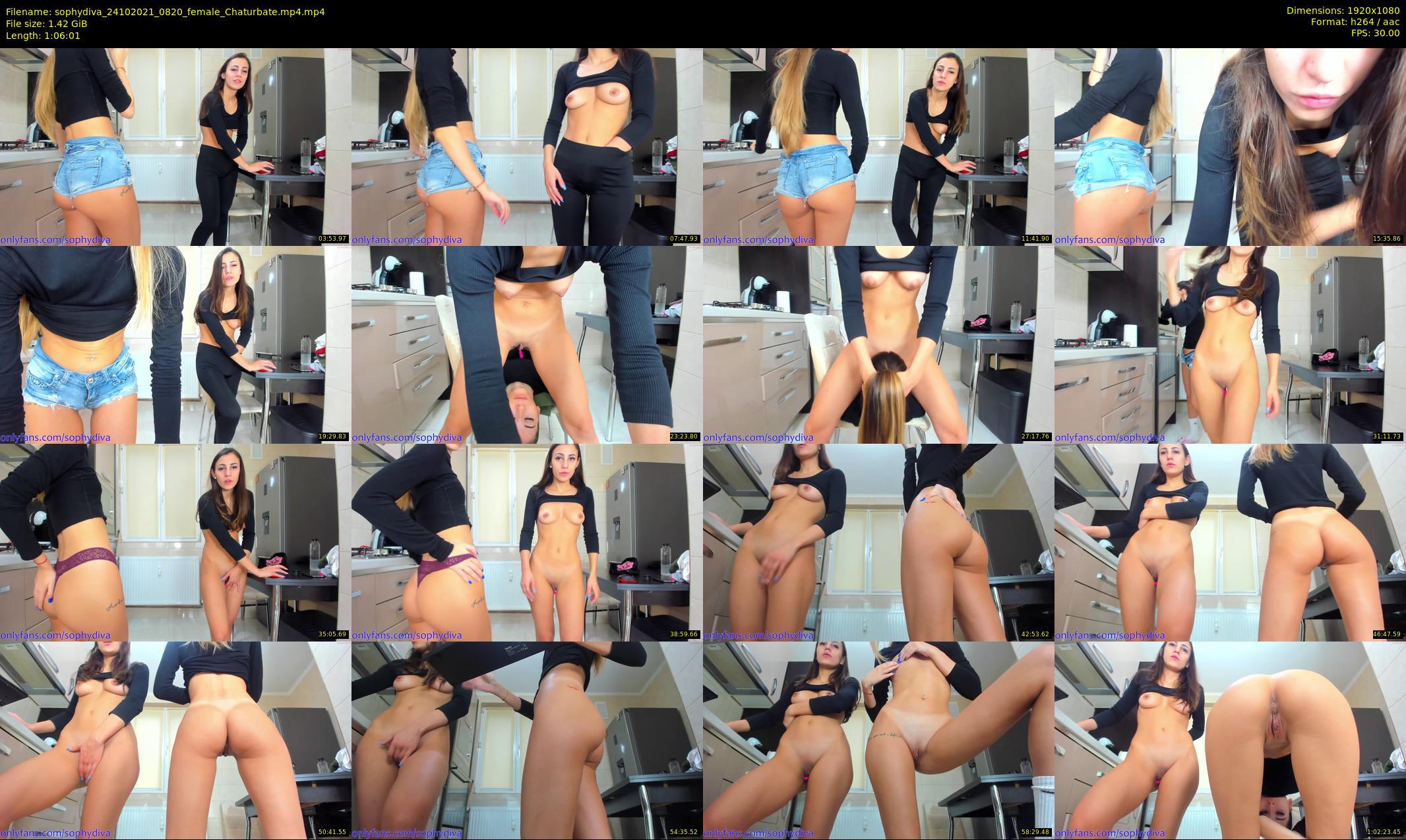 sophydiva — 67 minute Chaturbate female cam show recording, 1080p, Oct 24, 2021