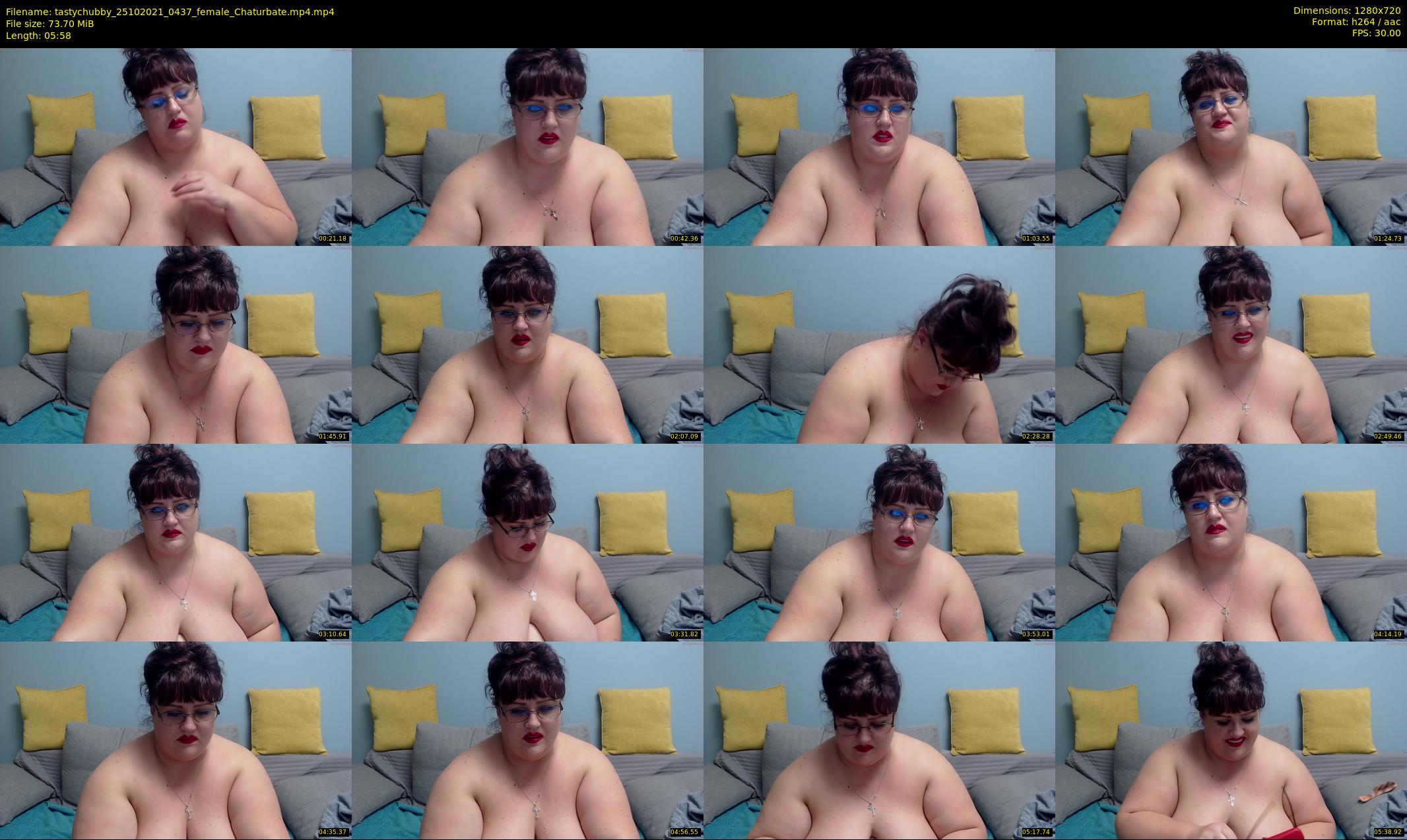 tastychubby — 6 minute Chaturbate female cam show recording, 720p, Oct 25, 2021