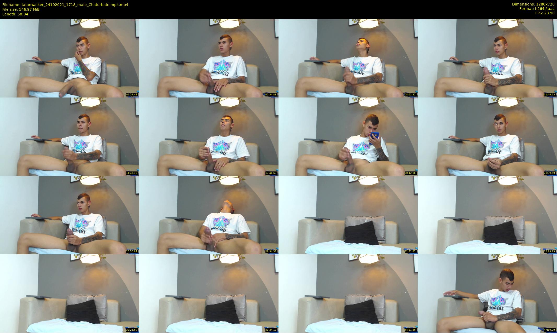 tatanwalker — 51 minute Chaturbate male cam show recording, 720p, Oct 24, 2021