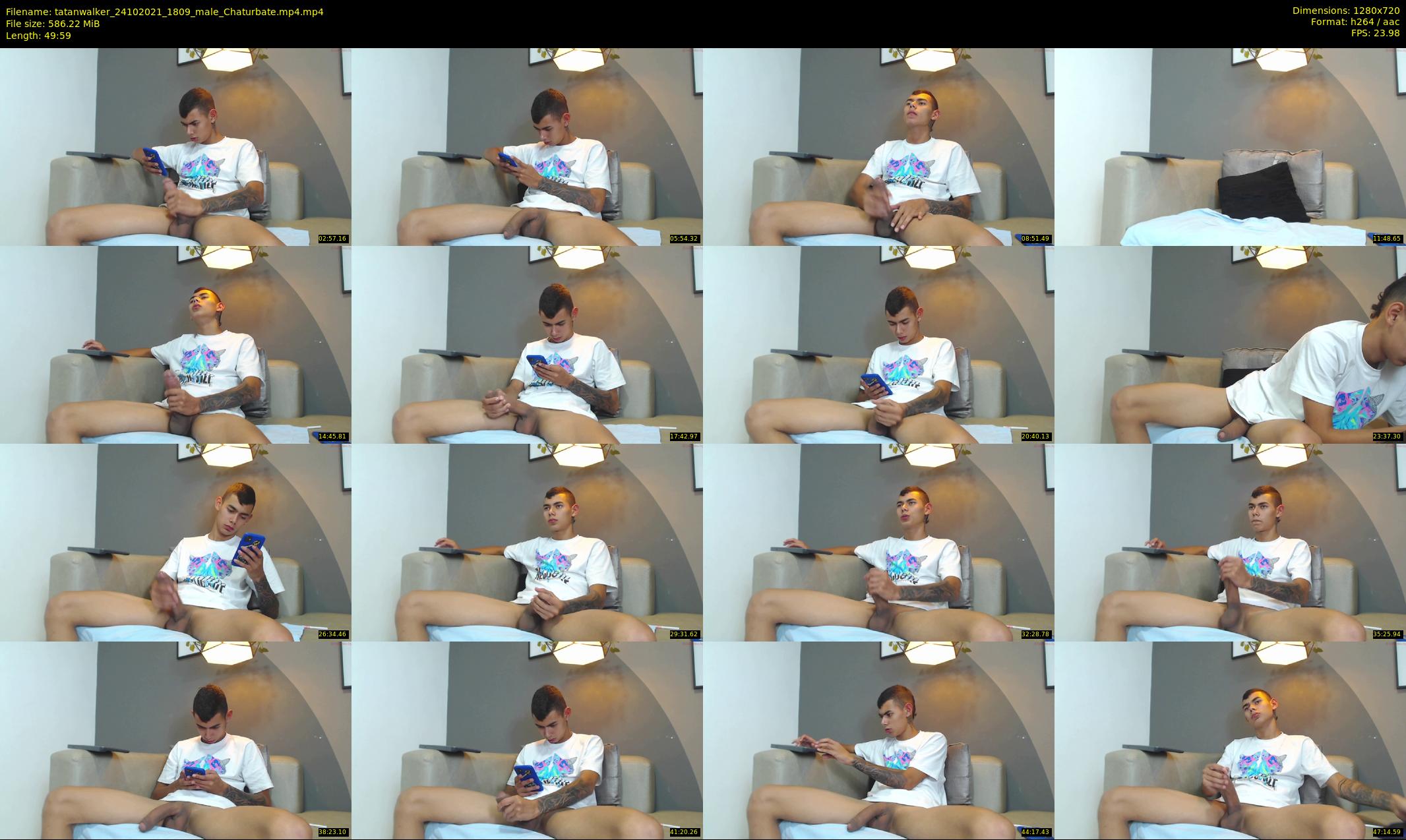 tatanwalker — 50 minute Chaturbate male cam show recording, 720p, Oct 24, 2021