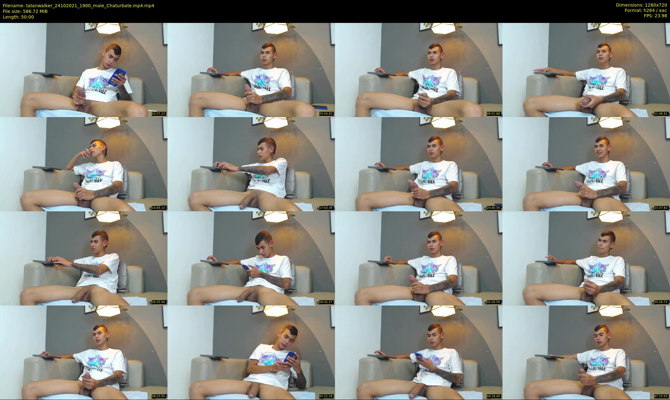 tatanwalker — 50 minute Chaturbate male cam show recording, 720p, Oct 24, 2021