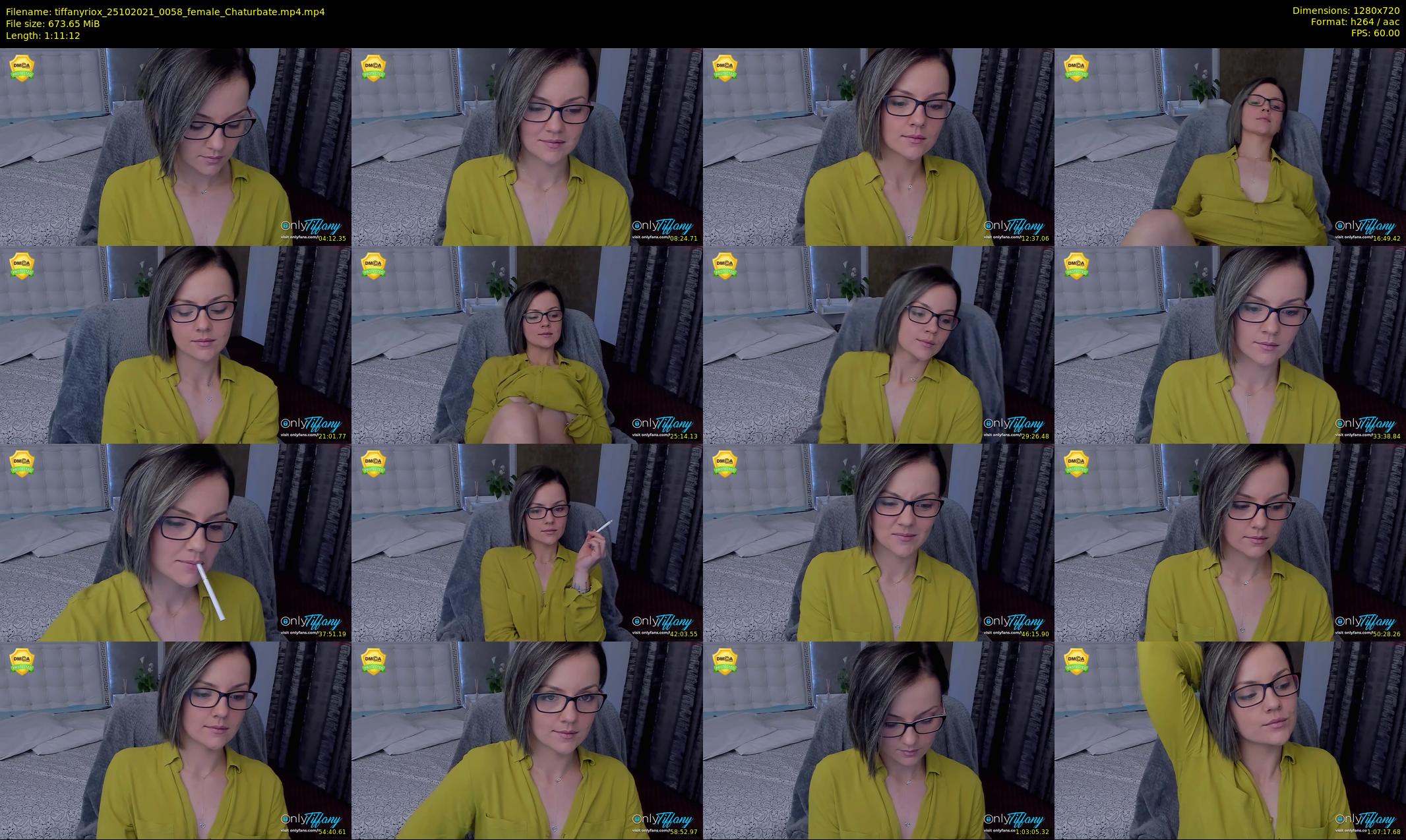tiffanyriox — 72 minute Chaturbate female cam show recording, 720p, Oct 25, 2021