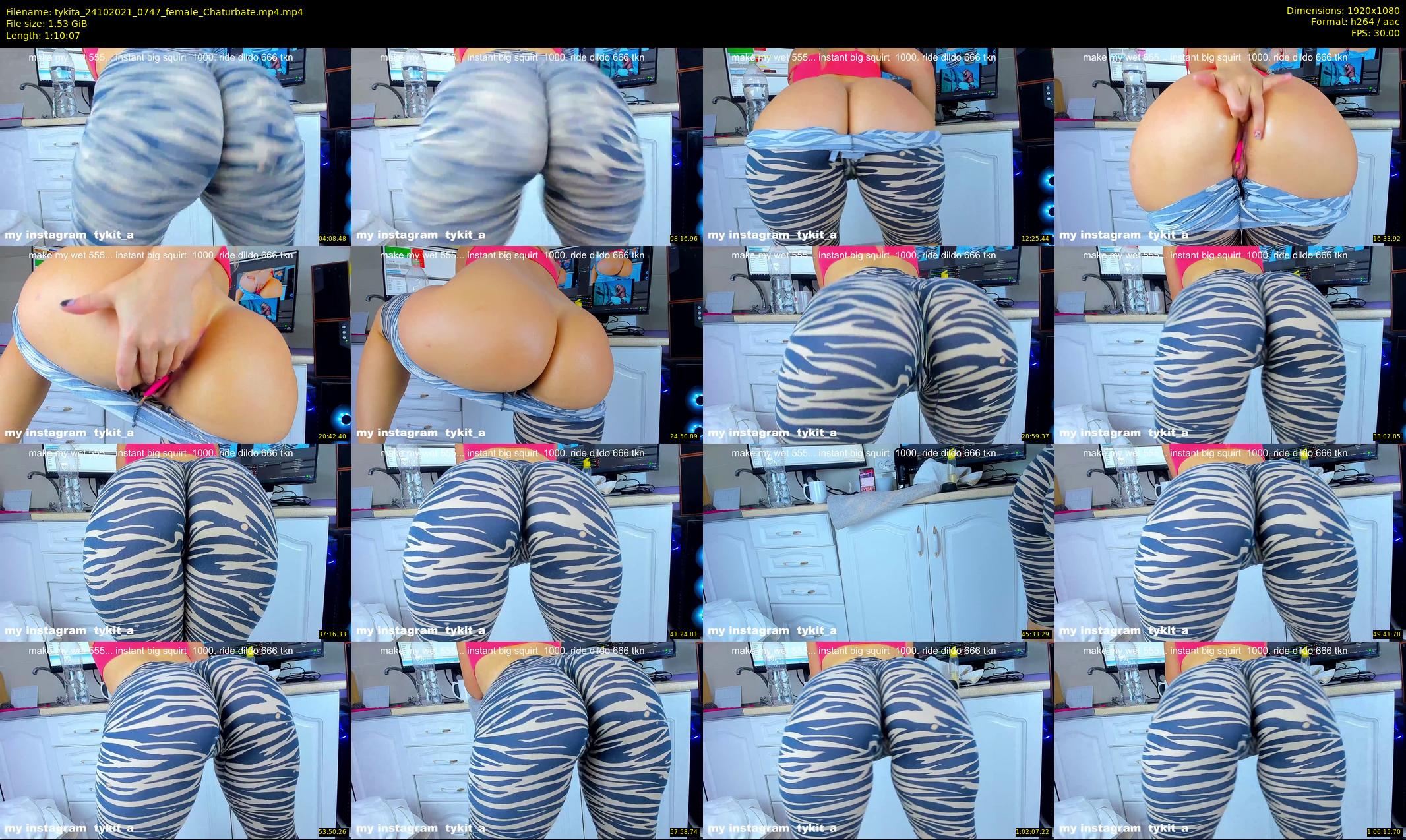 tykita — 71 minute Chaturbate female cam show recording, 1080p, Oct 24, 2021