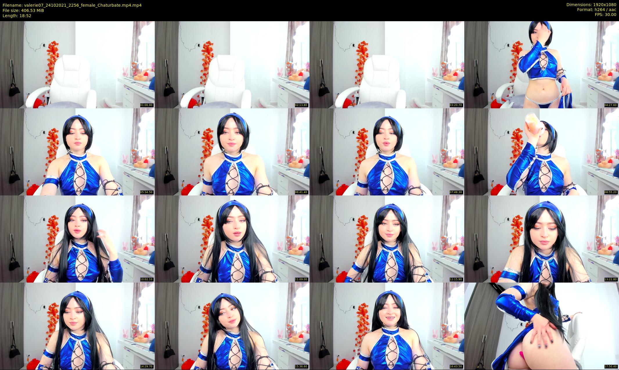 valerie07 — 19 minute Chaturbate female cam show recording, 1080p, Oct 24, 2021