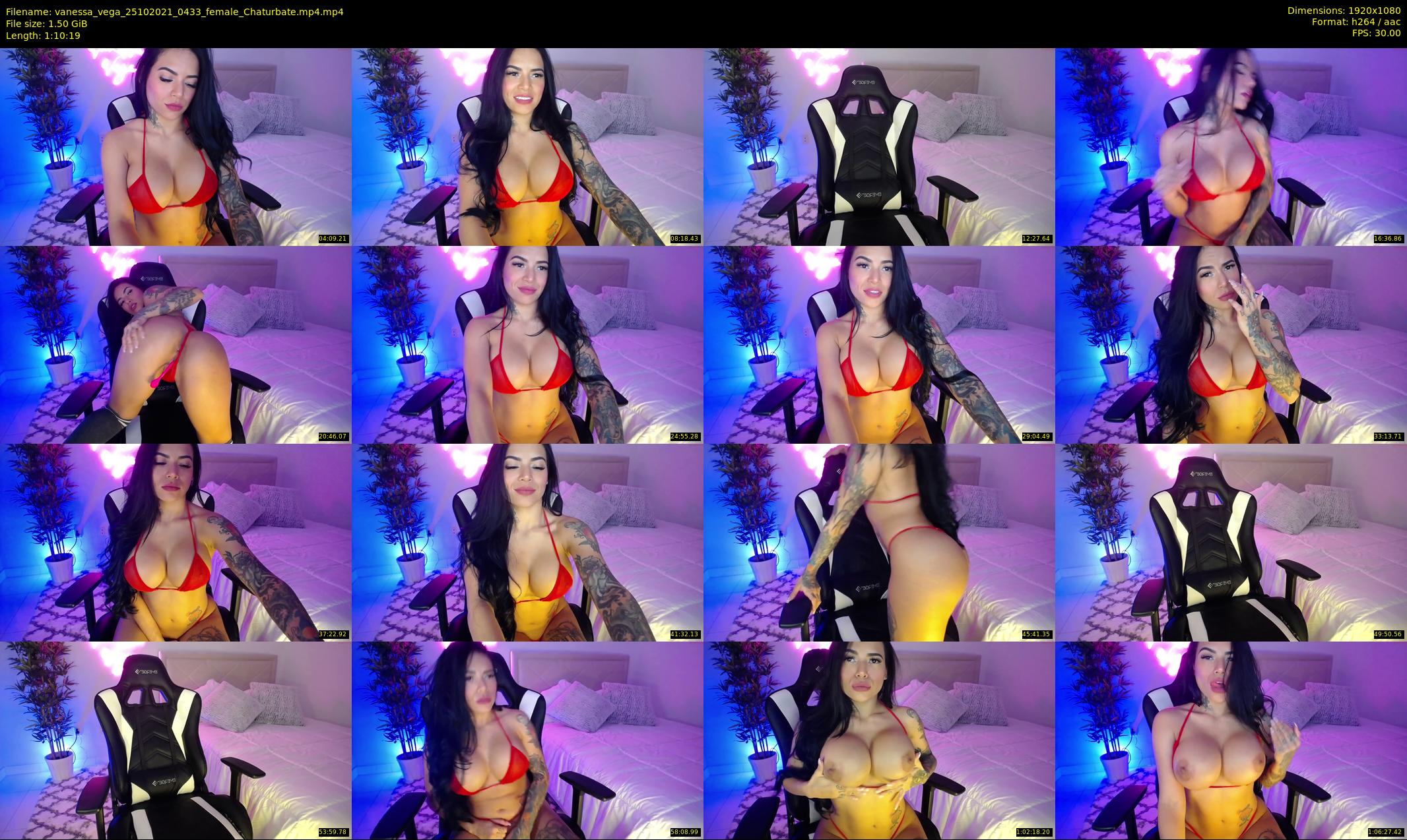 vanessa_vega — 71 minute Chaturbate female cam show recording, 1080p, Oct 25, 2021