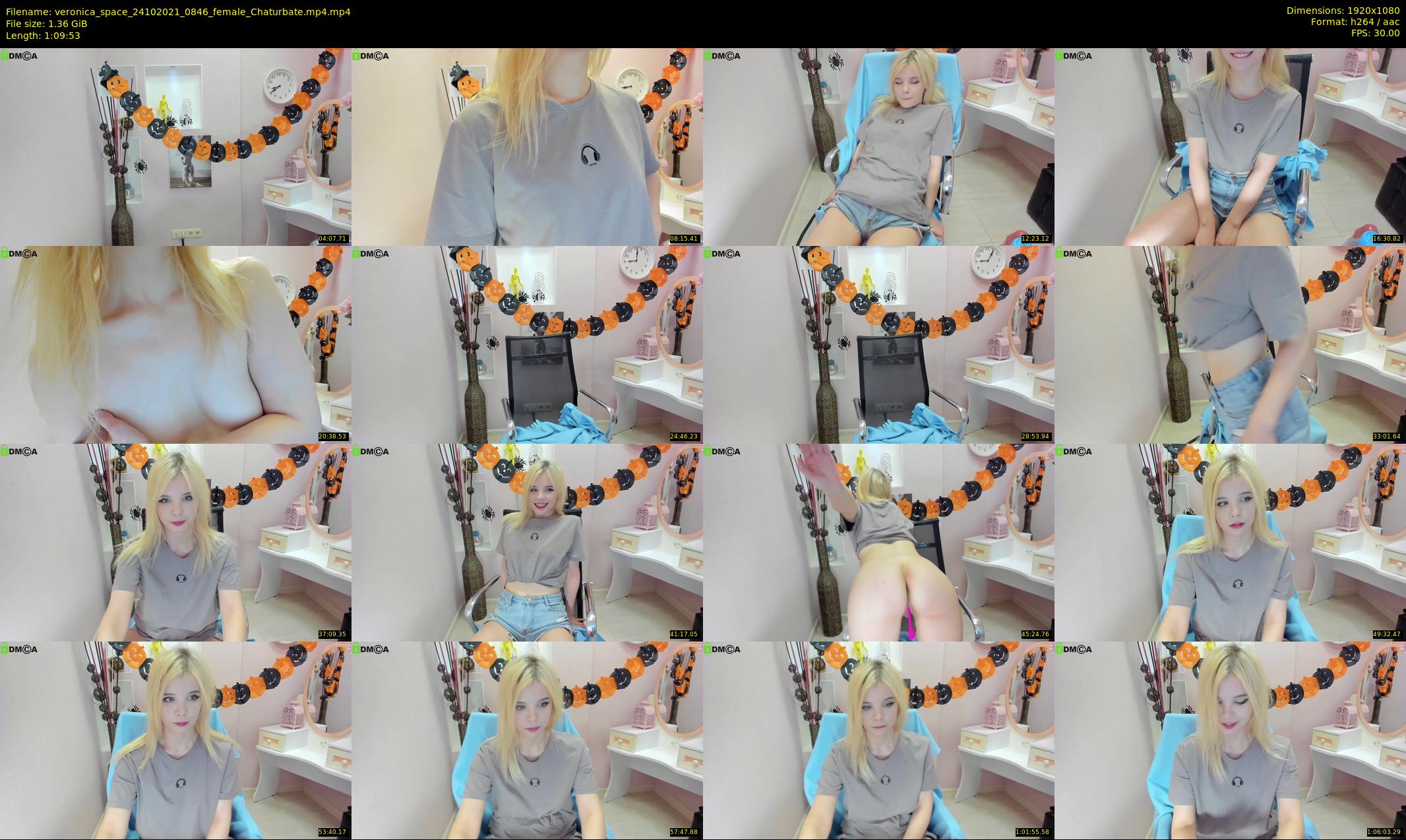 veronica_space — 70 minute Chaturbate female cam show recording, 1080p, Oct 24, 2021