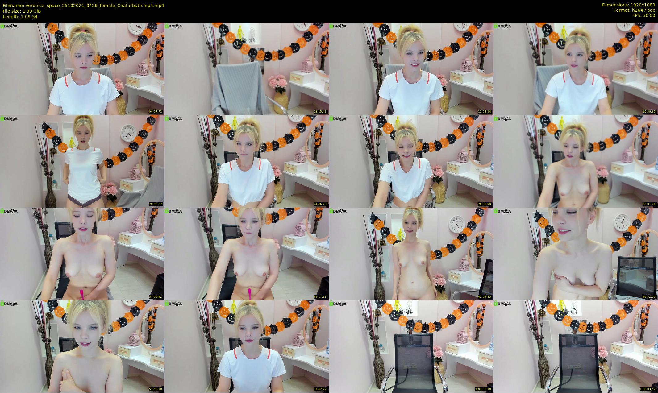 veronica_space — 70 minute Chaturbate female cam show recording, 1080p, Oct 25, 2021
