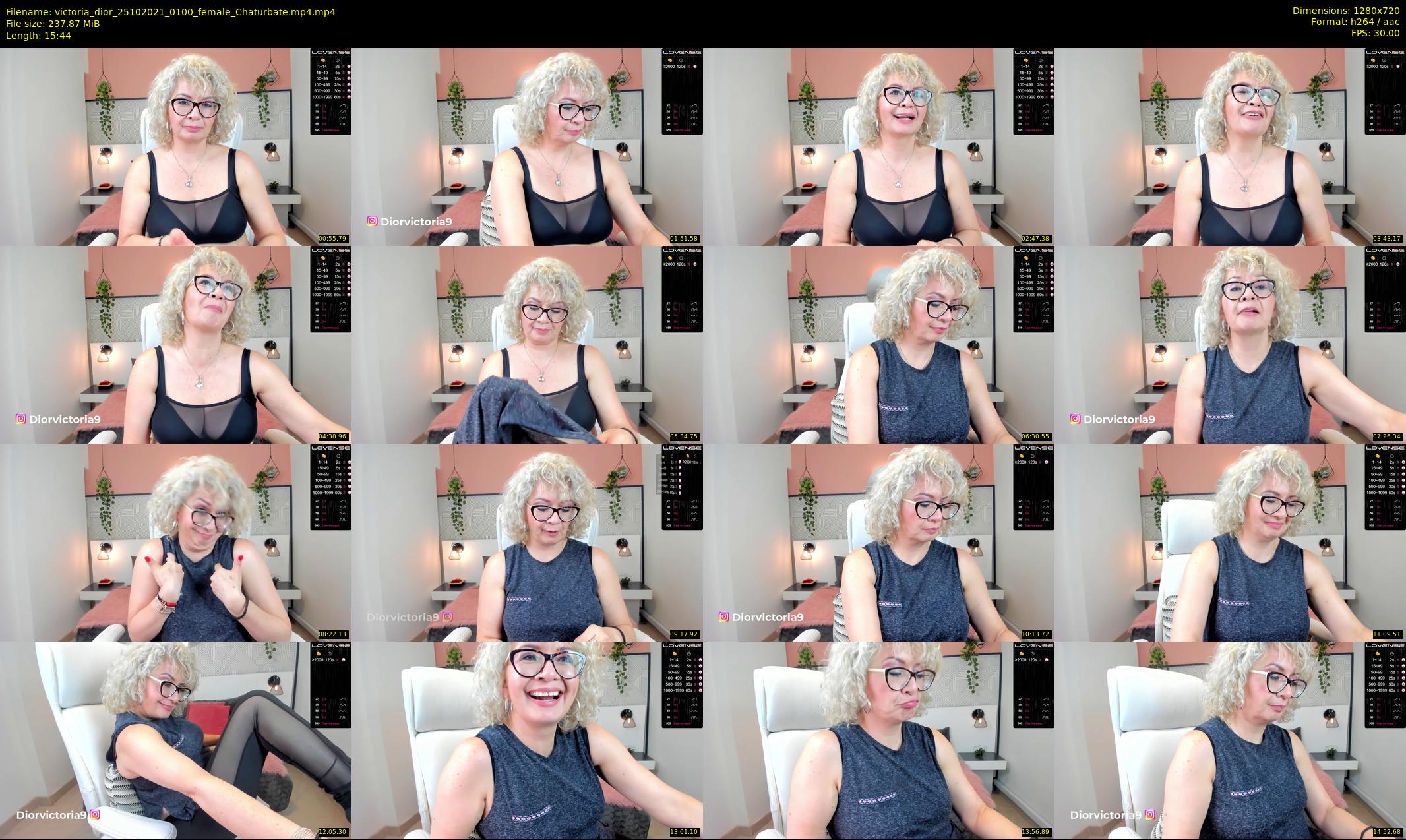 victoria_dior — 16 minute Chaturbate female cam show recording, 720p, Oct 25, 2021
