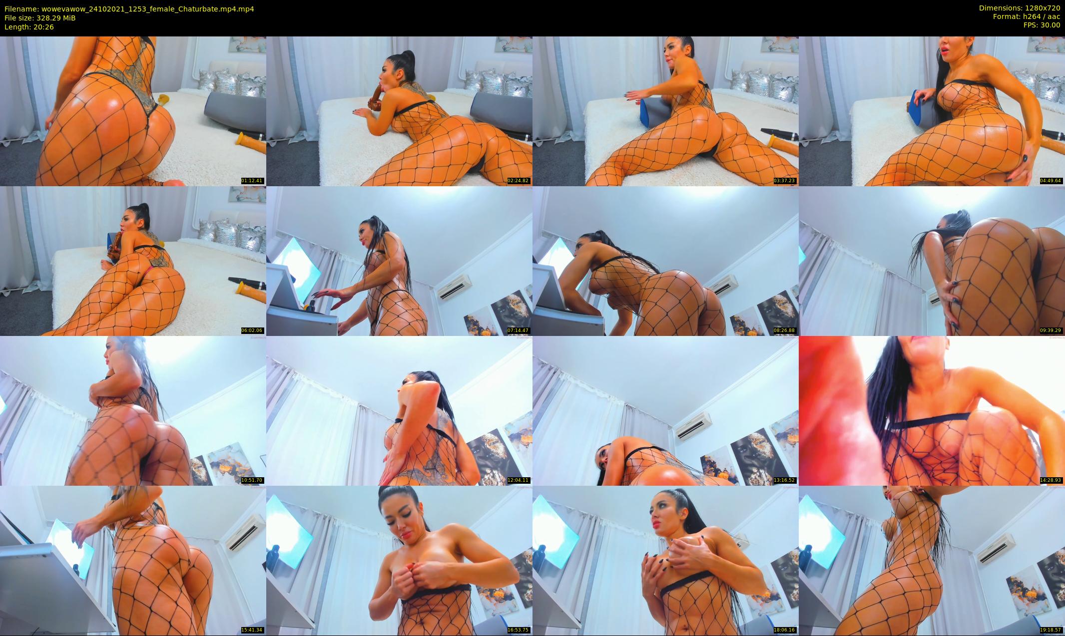 wowevawow — 21 minute Chaturbate female cam show recording, 720p, Oct 24, 2021