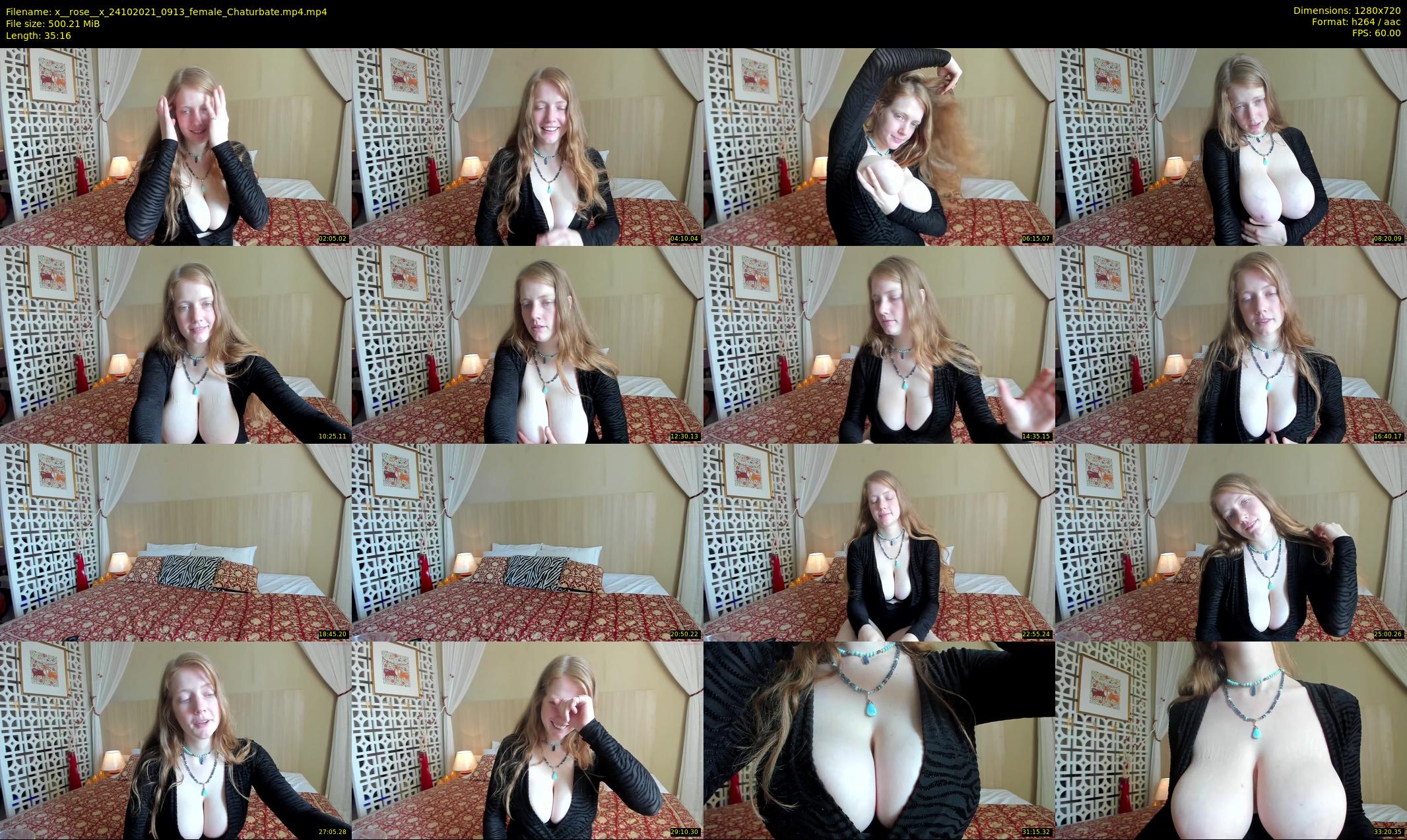 x__rose__x — 36 minute Chaturbate female cam show recording, 720p, Oct 24, 2021