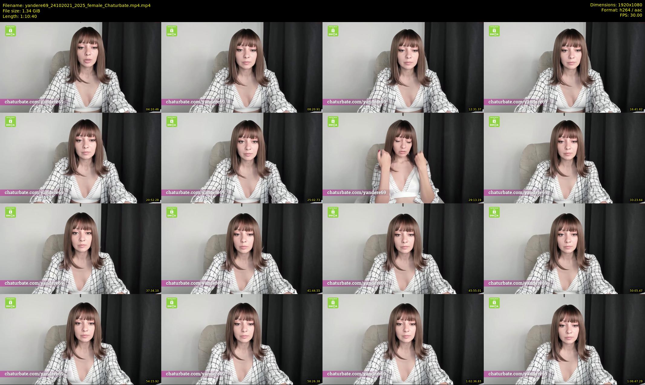 yandere69 — 71 minute Chaturbate female cam show recording, 1080p, Oct 24, 2021