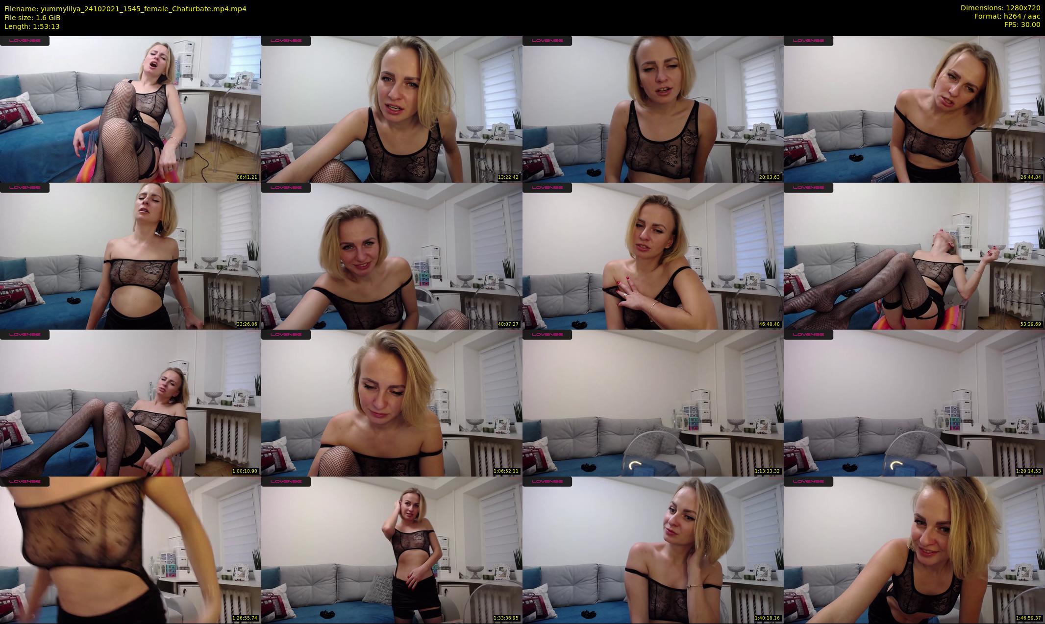 yummylilya — 114 minute Chaturbate female cam show recording, 720p, Oct 24, 2021