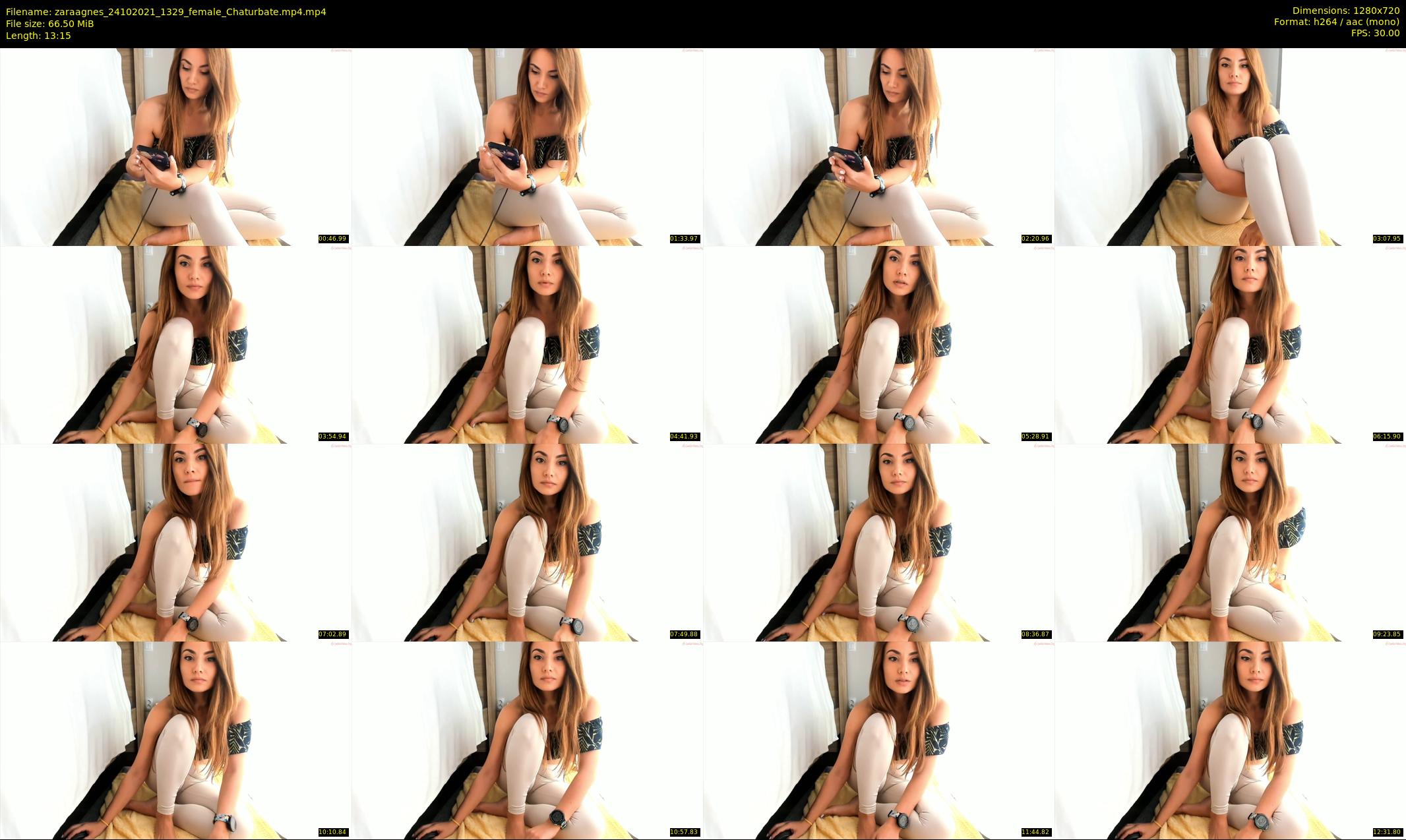 zaraagnes — 14 minute Chaturbate female cam show recording, 720p, Oct 24, 2021