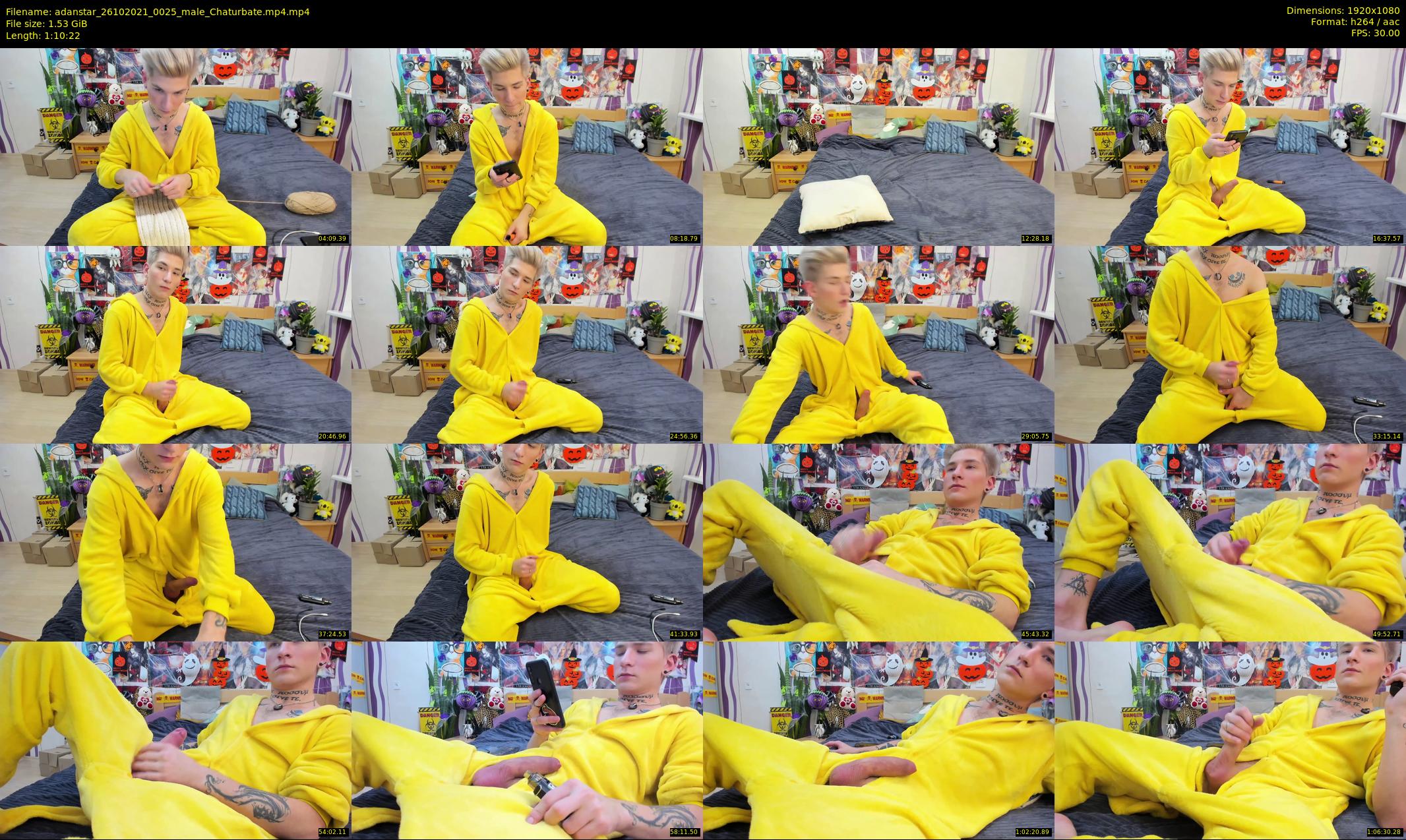 adanstar — 71 minute Chaturbate male cam show recording, 1080p, Oct 26, 2021