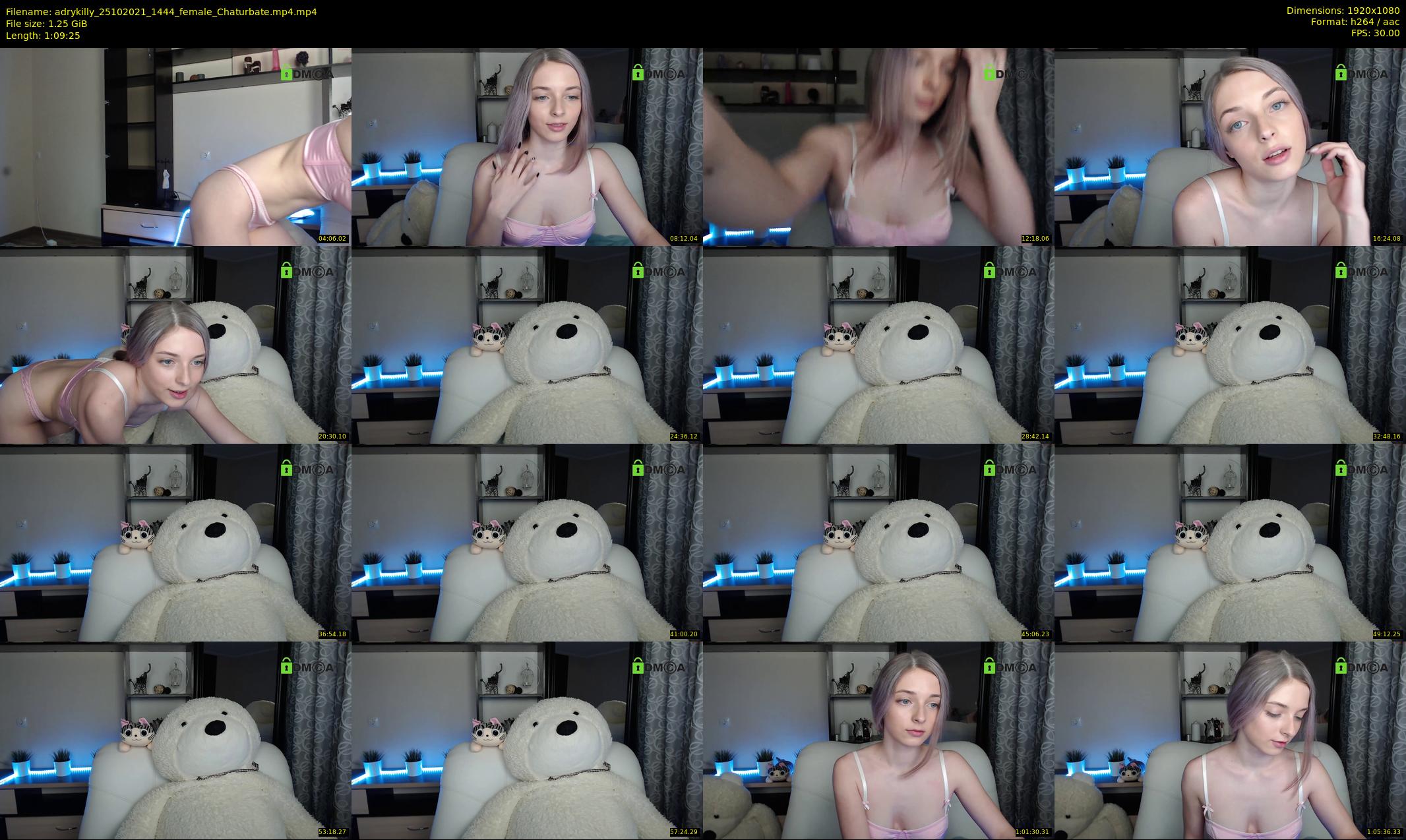 adrykilly — 70 minute Chaturbate female cam show recording, 1080p, Oct 25, 2021