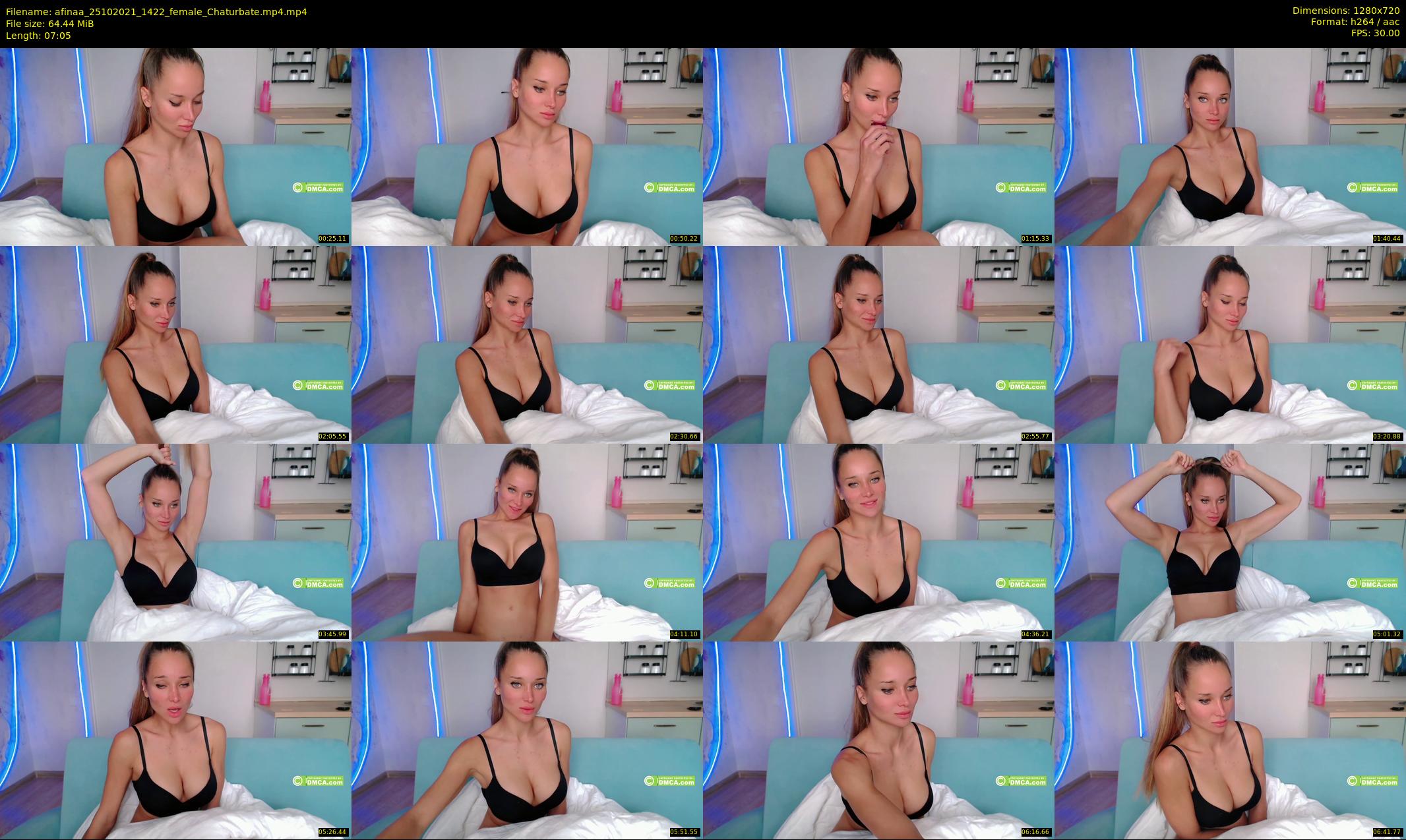 afinaa — 8 minute Chaturbate female cam show recording, 720p, Oct 25, 2021