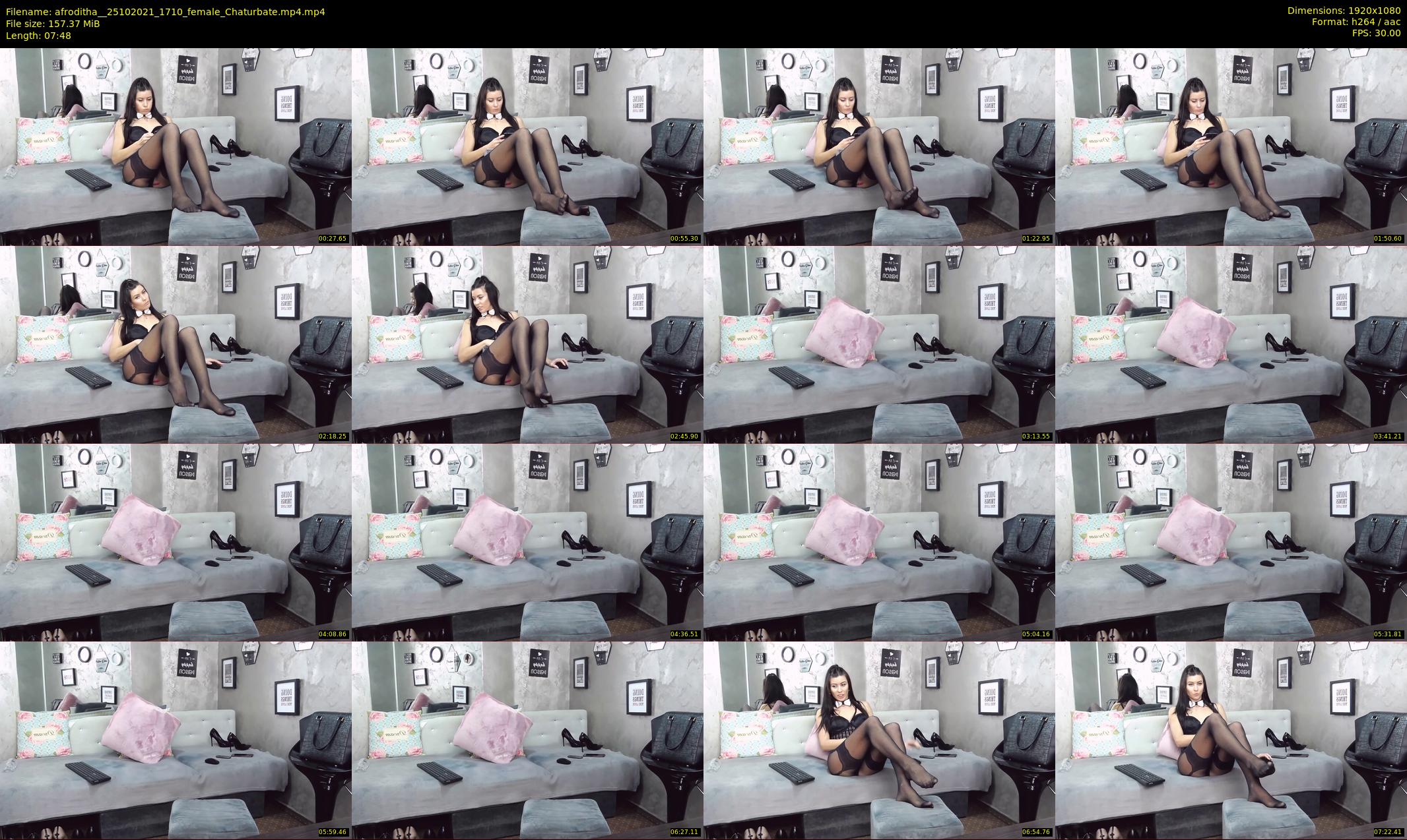 afroditha_ — 8 minute Chaturbate female cam show recording, 1080p, Oct 25, 2021