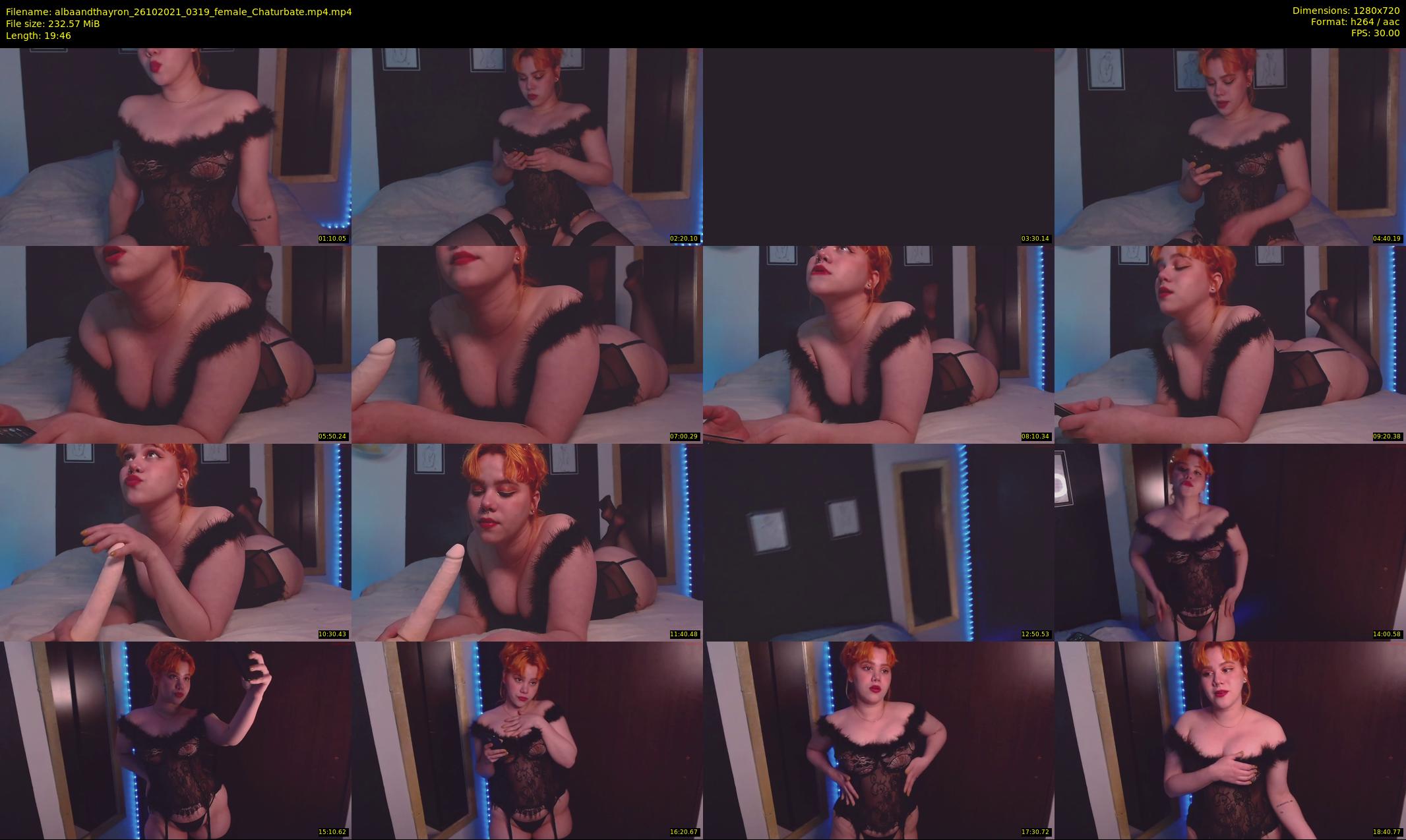 albaandthayron — 20 minute Chaturbate couple cam show recording, 720p, Oct 26, 2021