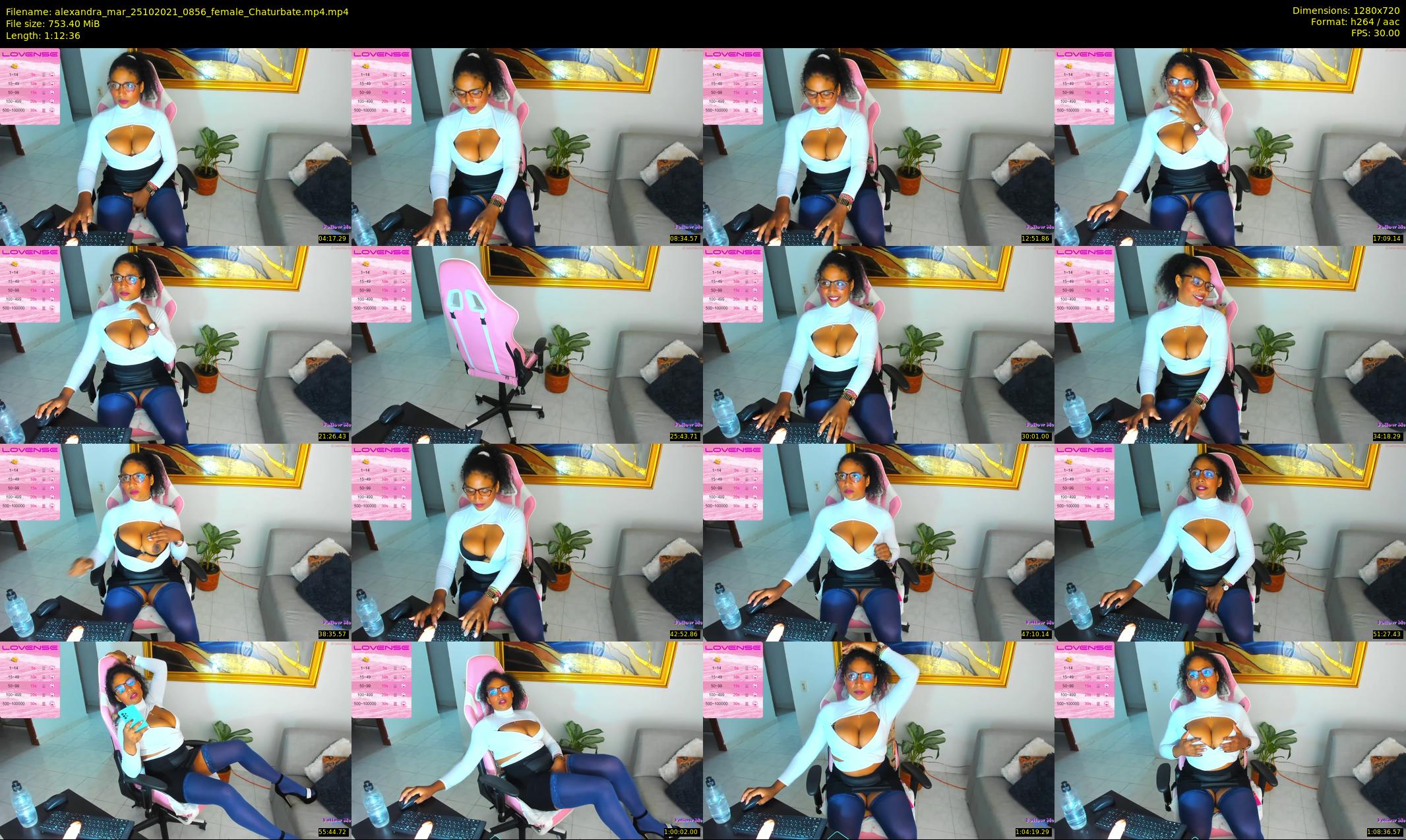 alexandra_mar — 73 minute Chaturbate female cam show recording, 720p, Oct 25, 2021