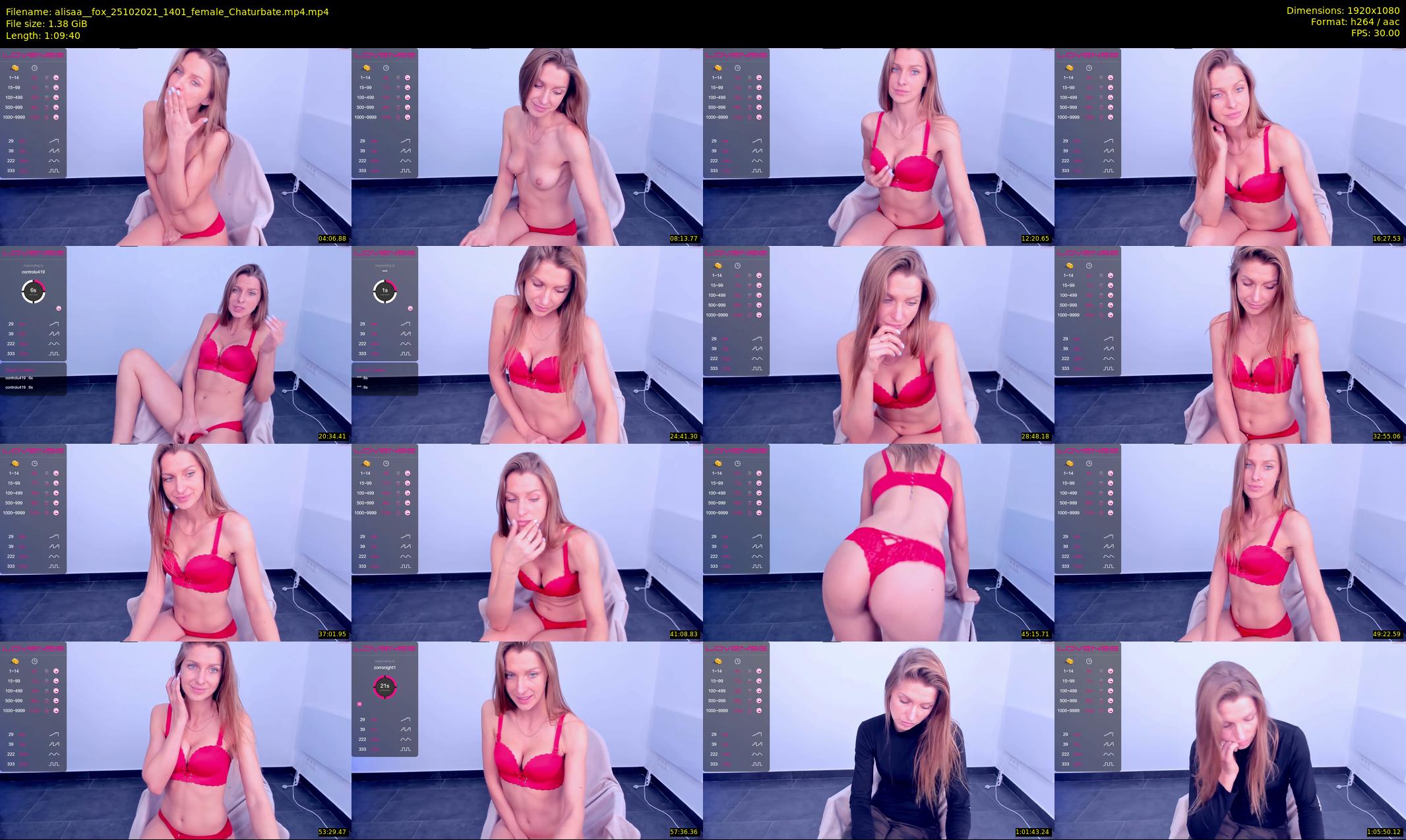 alisaa__fox — 70 minute Chaturbate female cam show recording, 1080p, Oct 25, 2021