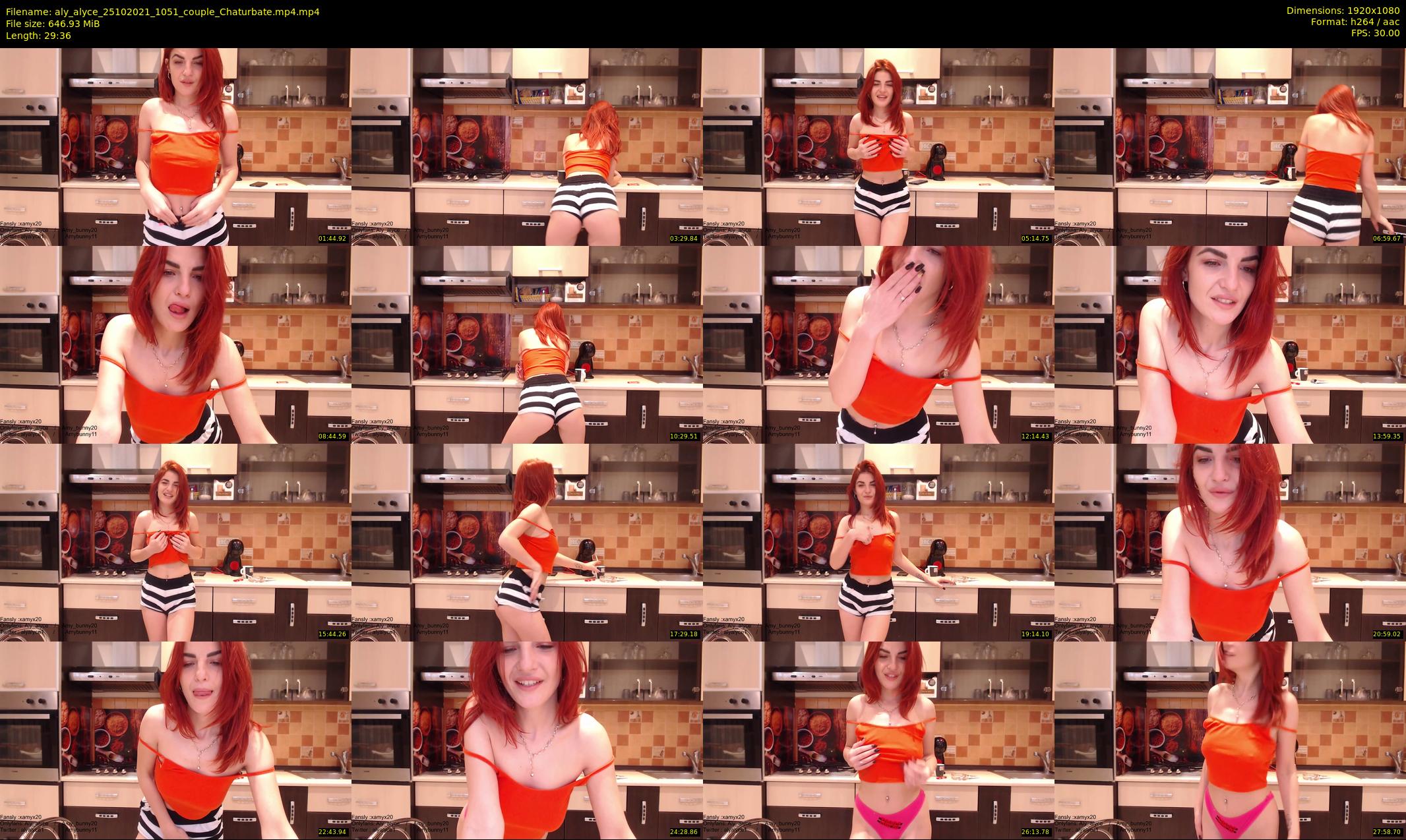 aly_alyce — 30 minute Chaturbate female cam show recording, 1080p, Oct 25, 2021