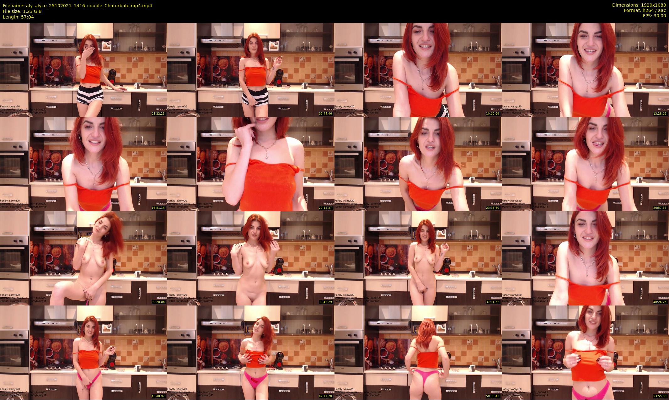 aly_alyce — 58 minute Chaturbate female cam show recording, 1080p, Oct 25, 2021
