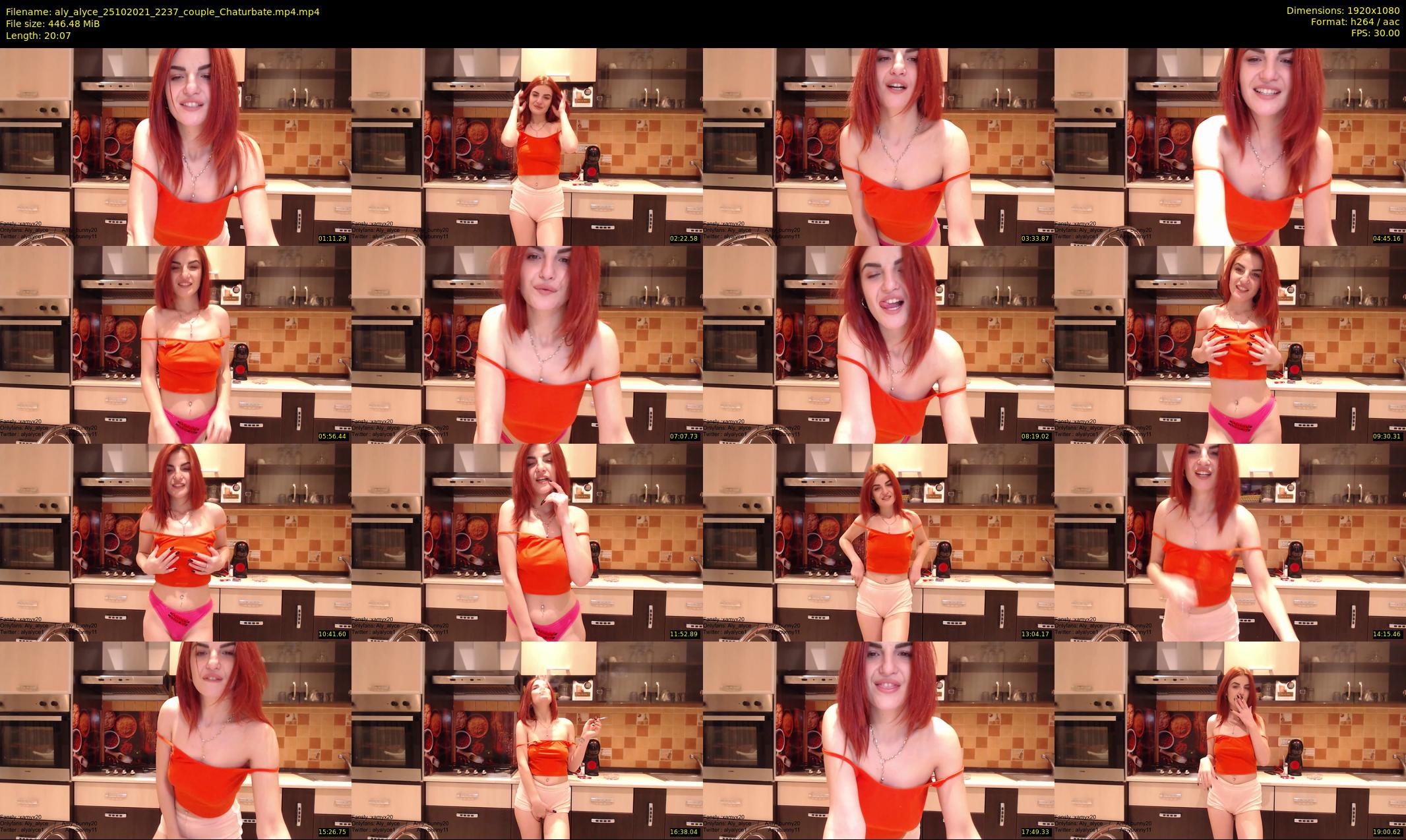 aly_alyce — 21 minute Chaturbate female cam show recording, 1080p, Oct 25, 2021