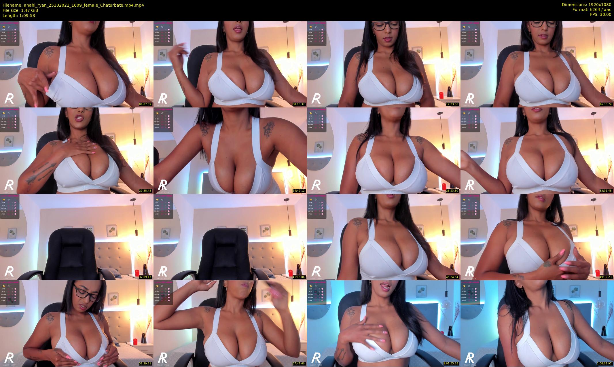 anahi_ryan — 70 minute Chaturbate female cam show recording, 1080p, Oct 25, 2021