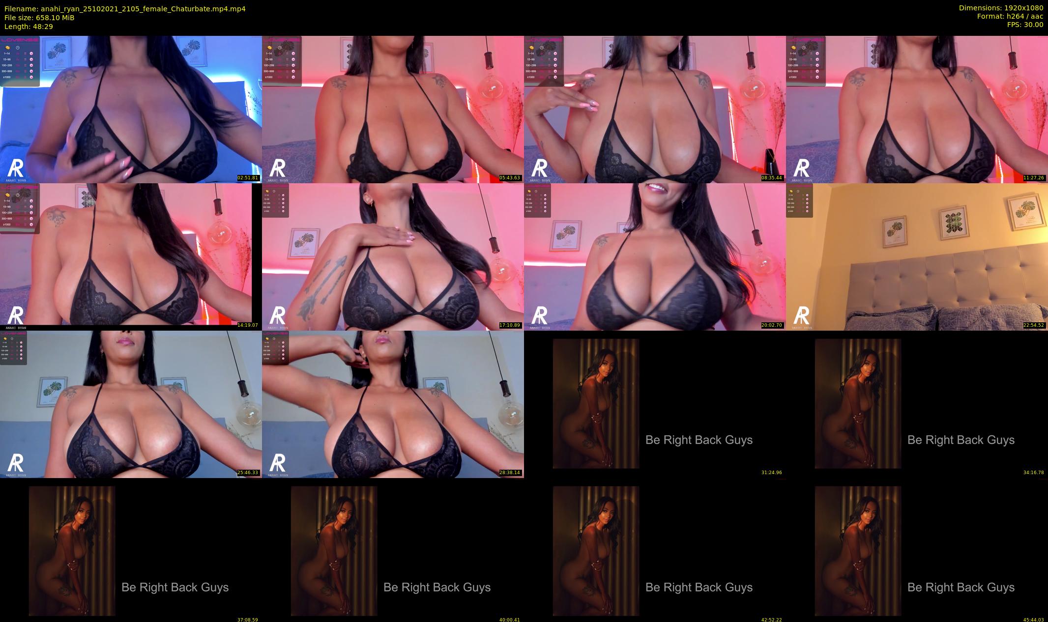 anahi_ryan — 49 minute Chaturbate female cam show recording, 1080p, Oct 25, 2021