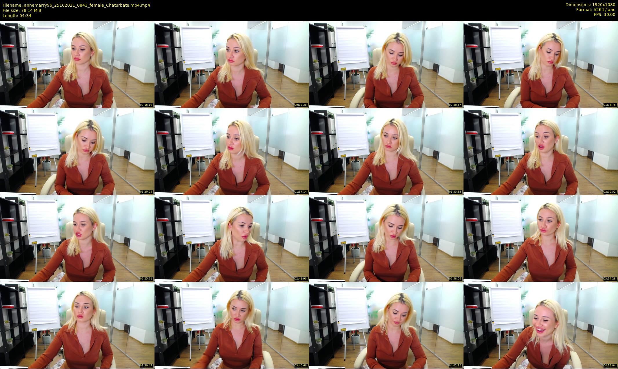 annemarry96 — 5 minute Chaturbate female cam show recording, 1080p, Oct 25, 2021