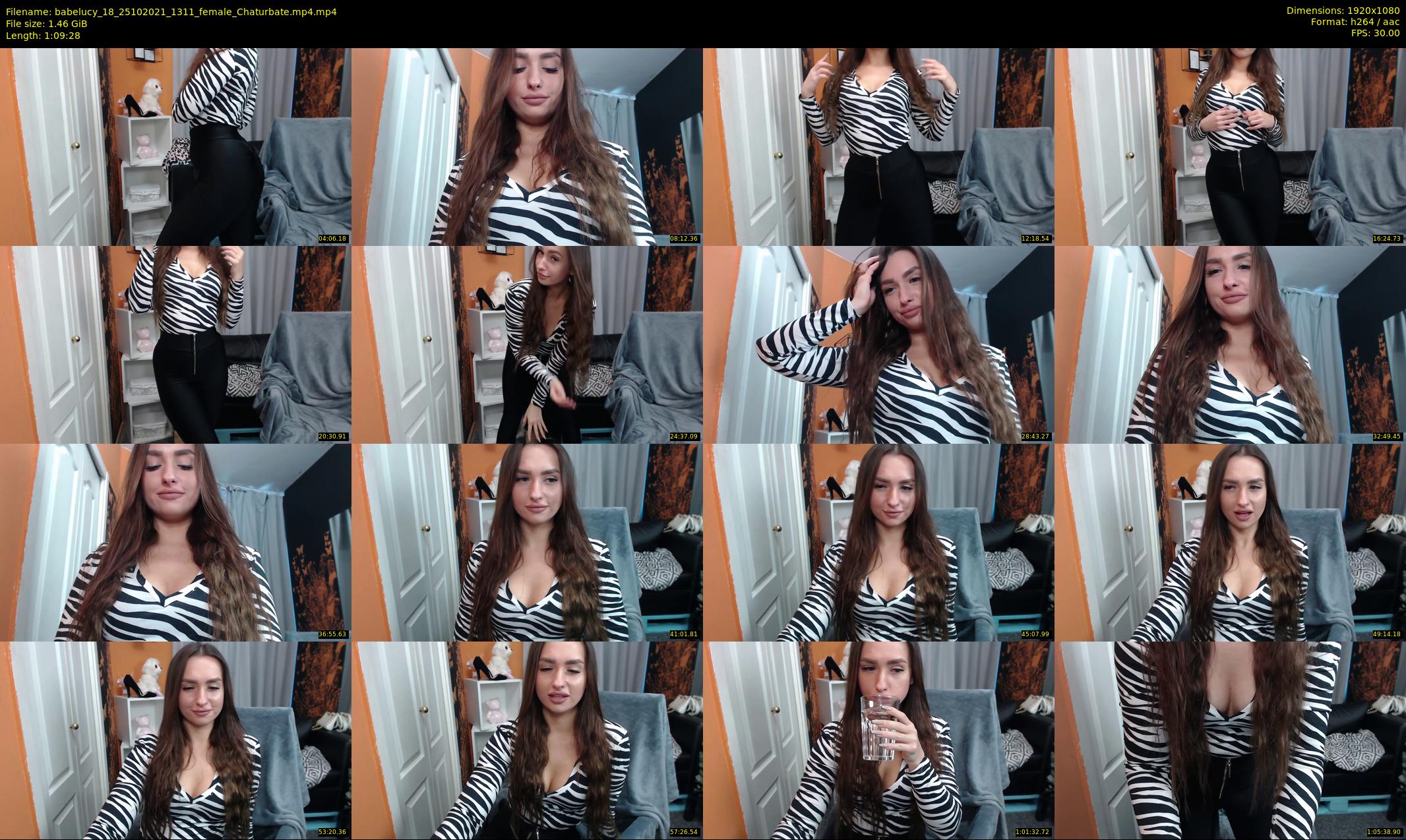 babelucy_18 — 70 minute Chaturbate female cam show recording, 1080p, Oct 25, 2021