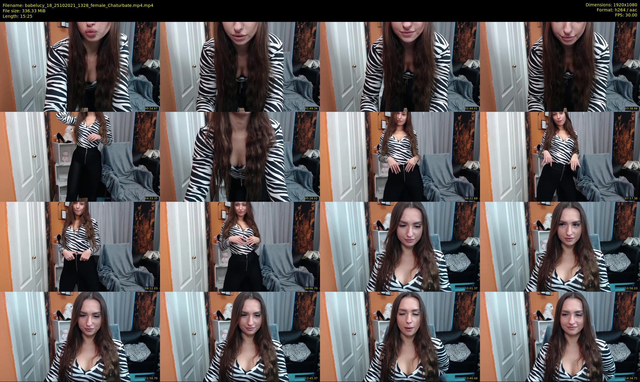 babelucy_18 — 16 minute Chaturbate female cam show recording, 1080p, Oct 25, 2021