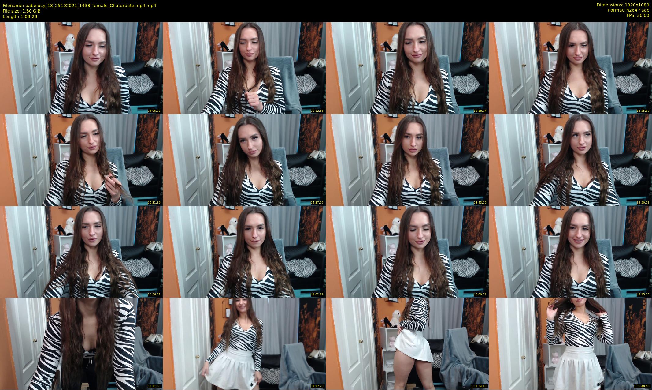 babelucy_18 — 70 minute Chaturbate female cam show recording, 1080p, Oct 25, 2021