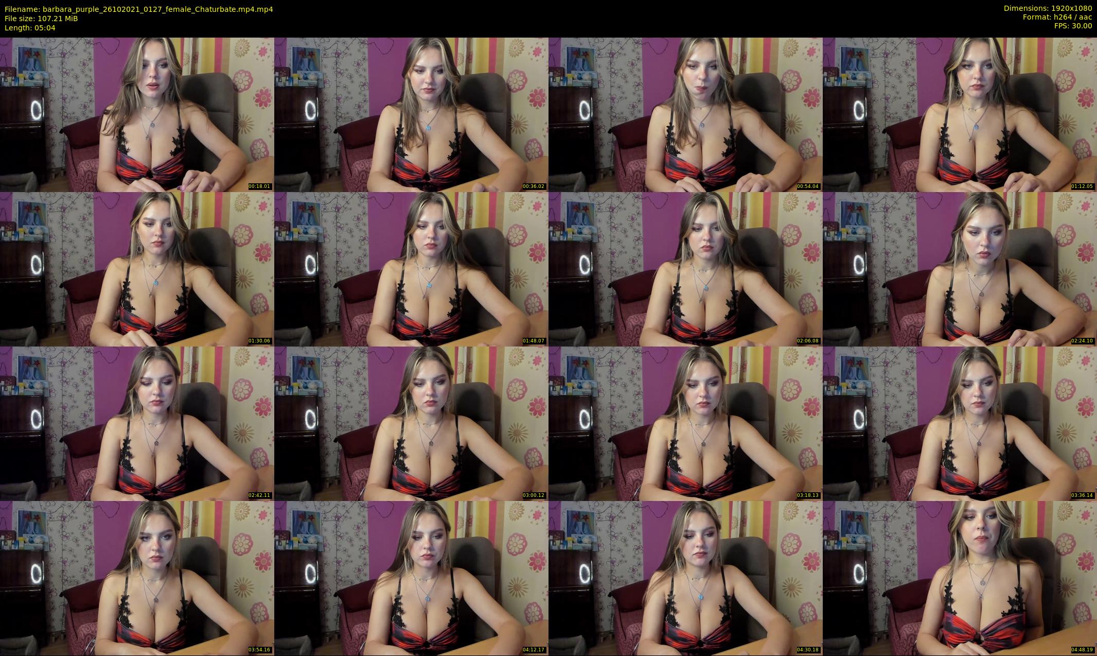 barbara_purple — 6 minute Chaturbate female cam show recording, 1080p, Oct 26, 2021