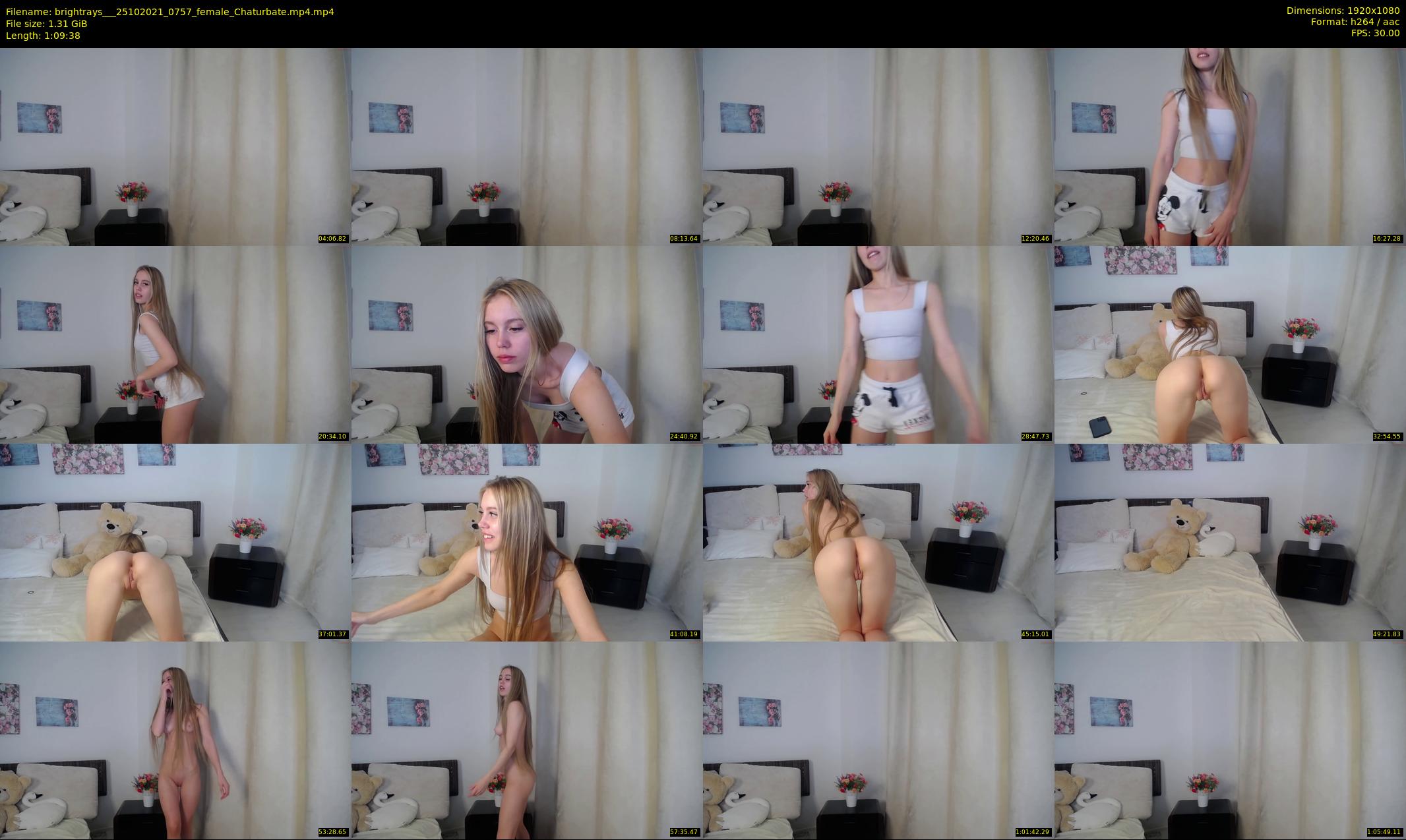 brightrays__ — 70 minute Chaturbate female cam show recording, 1080p, Oct 25, 2021