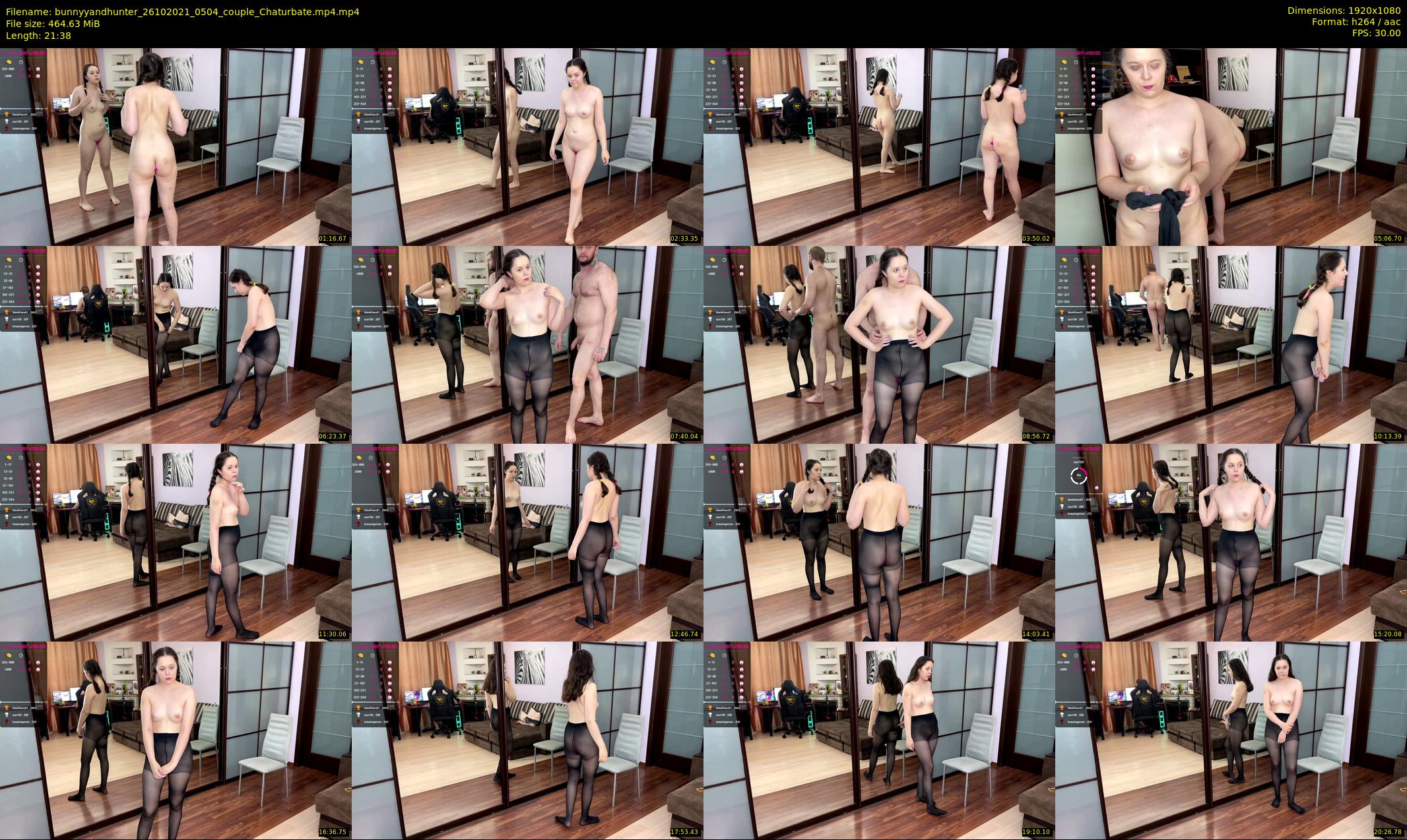 bunnyyandhunter — 22 minute Chaturbate couple cam show recording, 1080p, Oct 26, 2021