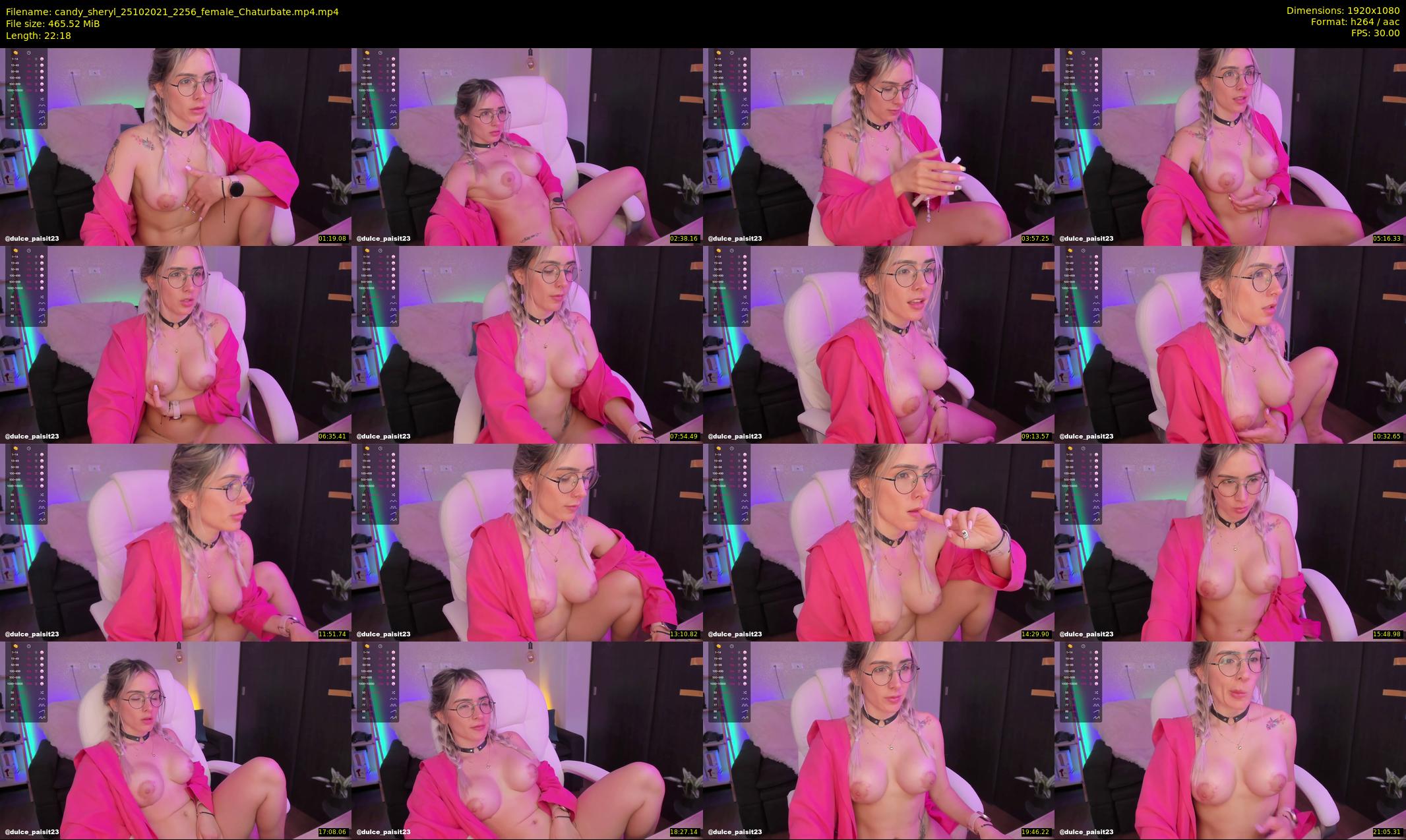 candy_sheryl — 23 minute Chaturbate female cam show recording, 1080p, Oct 25, 2021