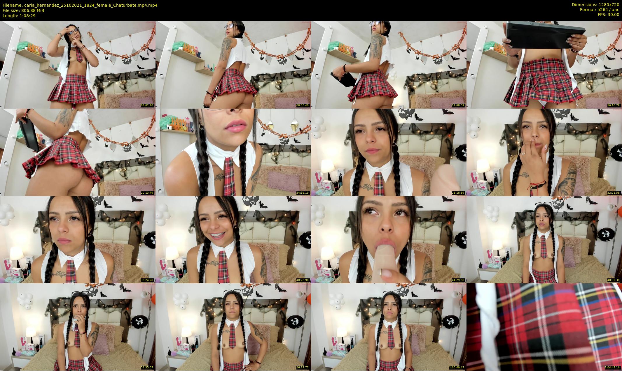 carla_hernandez — 69 minute Chaturbate female cam show recording, 720p, Oct 25, 2021