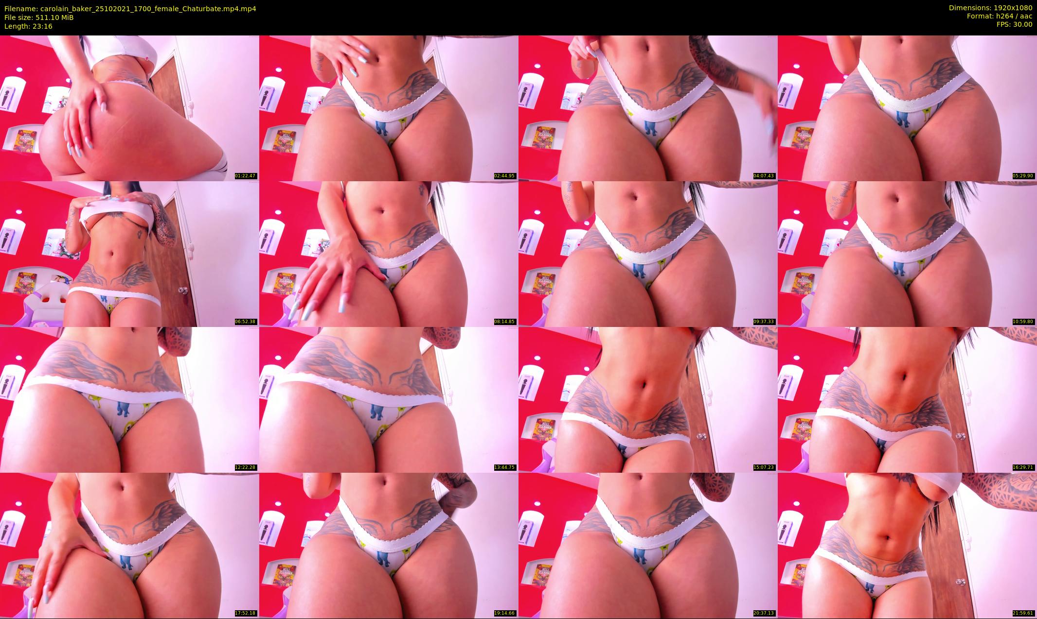 carolain_baker — 24 minute Chaturbate female cam show recording, 1080p, Oct 25, 2021