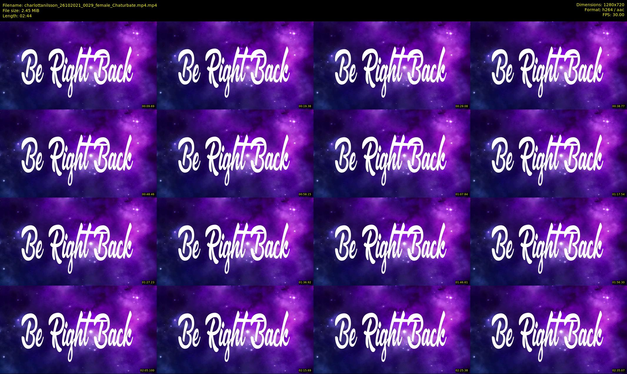 charlottanilsson — 3 minute Chaturbate female cam show recording, 720p, Oct 26, 2021